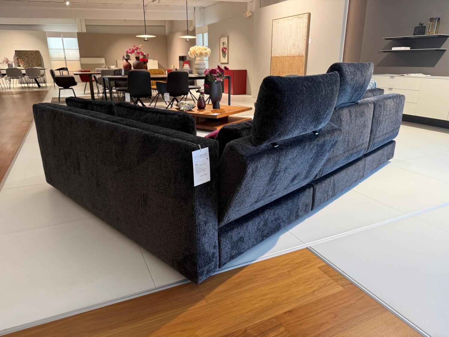 Brühl - Drehsofa Piano Large Stoff 4401 0098 mit Kissen und 2 Kopfstützen - 6