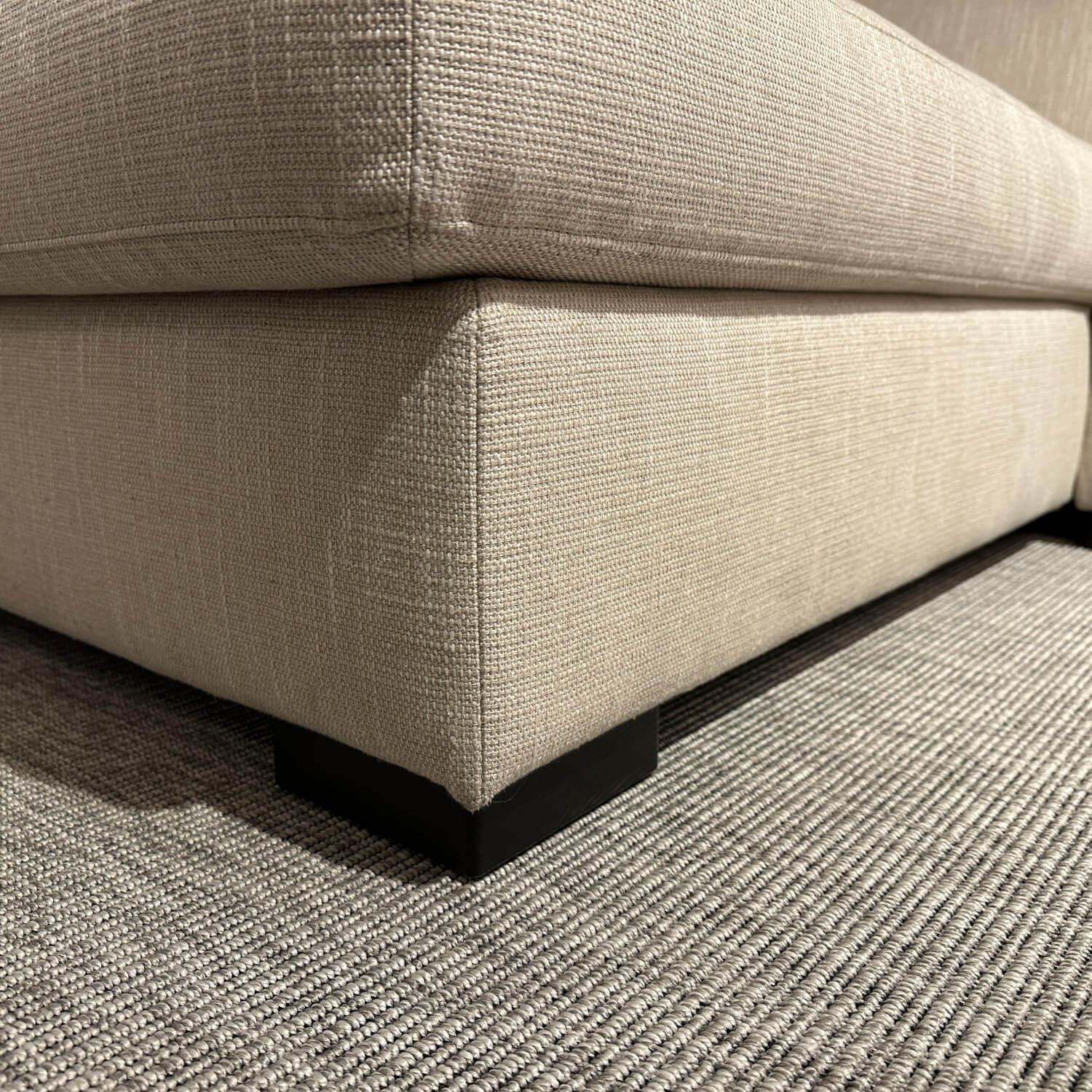 Bielefelder Werkstätten - Ecksofa Inspiration Stoff Elliot 1550 272 Beige Inklusive 2 Armlehnkissen - 3