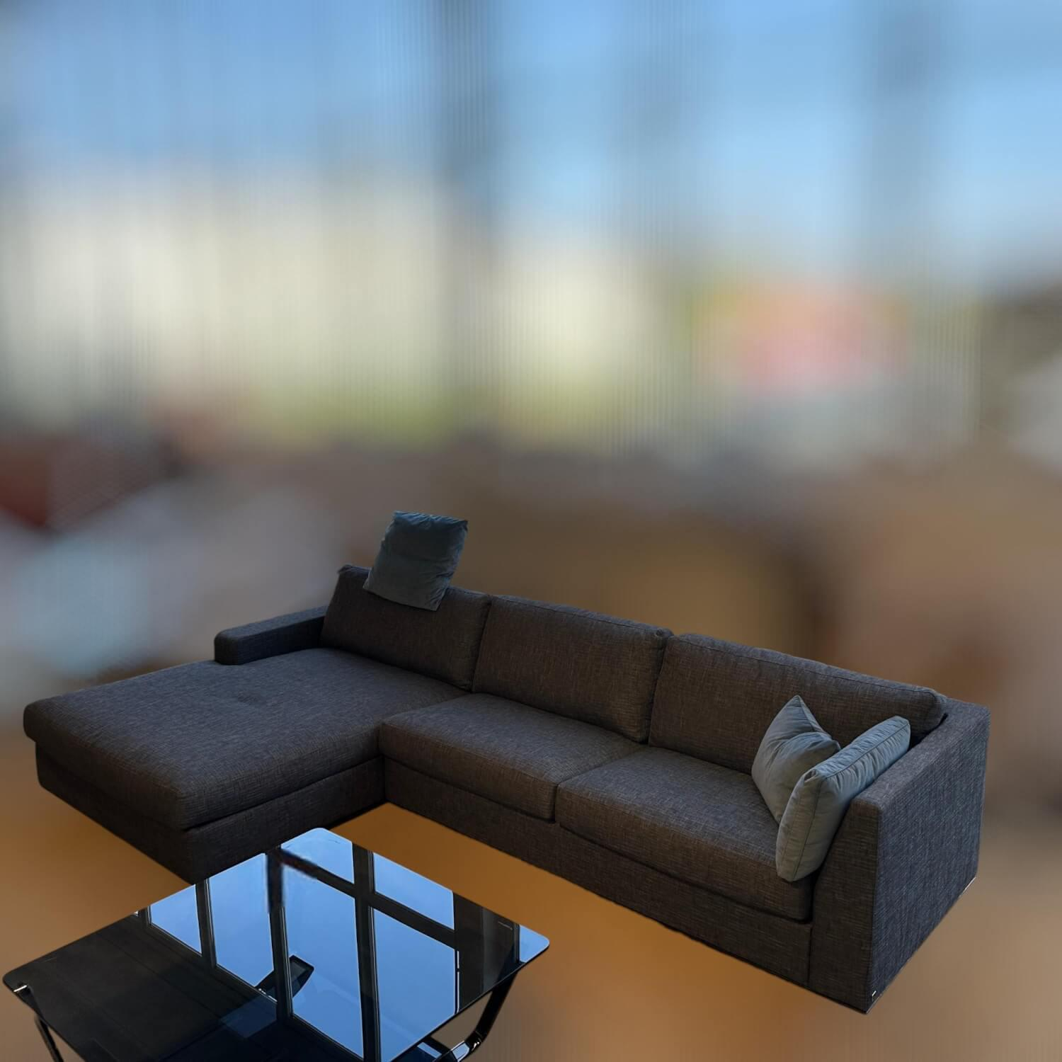 Bielefelder Werkstätten - Ecksofa Inspiration Stoff Nevia BW1752-252 Grau - 6