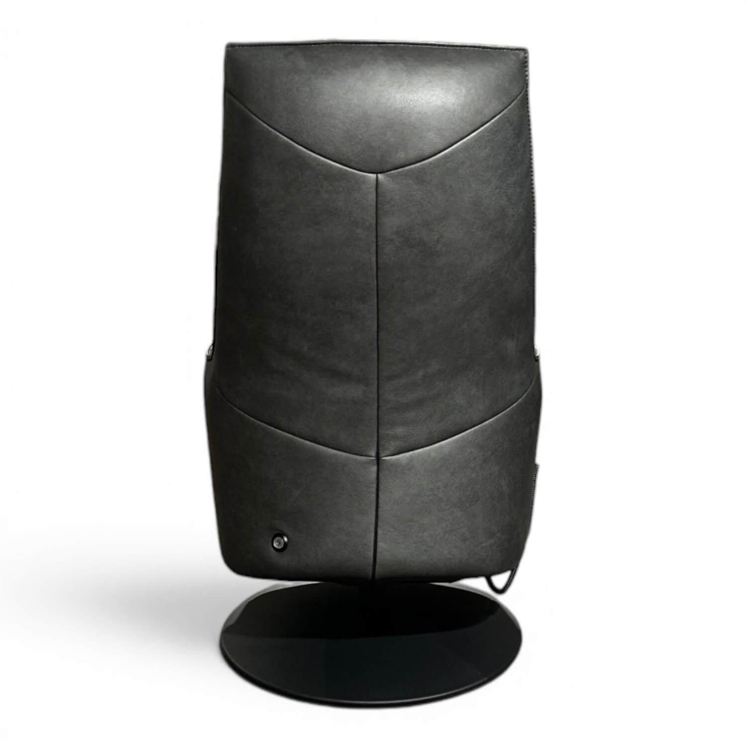 himolla - Sessel 7162 S Lounger Leder 27 Eleganza Brikett Schwarz Drehteller Schwarz Mit Motorischer Verstellung Und Integriertem Akku - 6