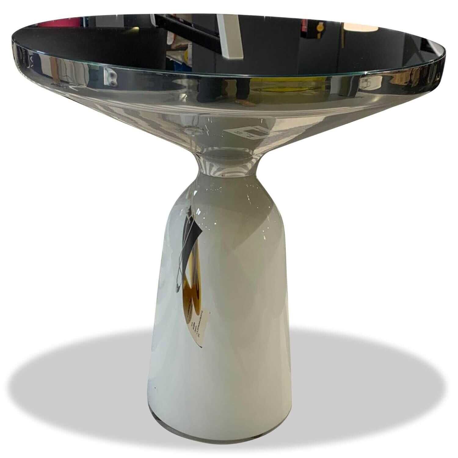 Beistelltisch Bell Side Table Das Haus 2016 Edition Tischplatte Spiegel Gestell Weiß