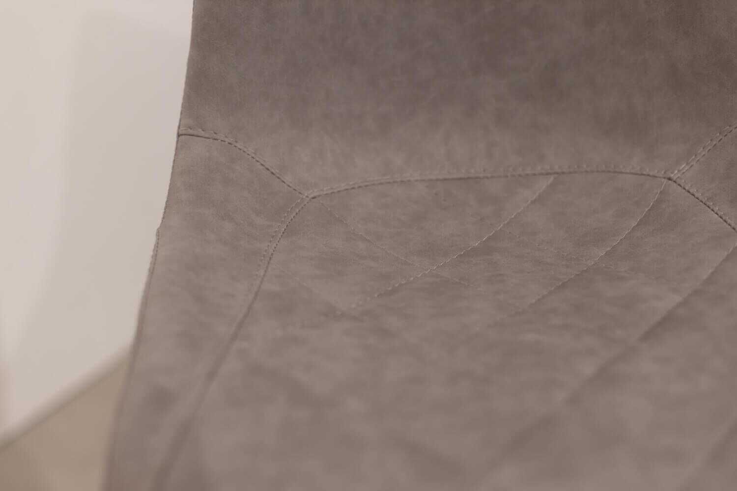 Mayer - Barhocker My Toby Leder Lichtgrau Metall Grau Pulverbeschichtet - 2