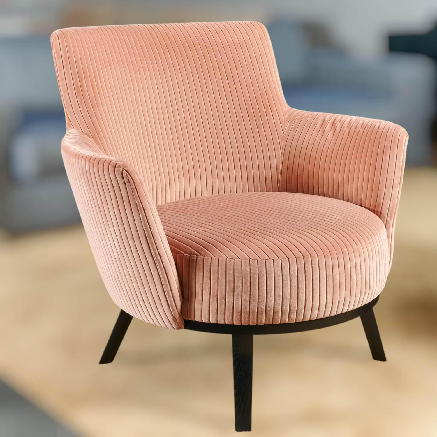 Bielefelder Werkstätten - Polo Cocktail Hochlehnsessel Stoff Small Talk CH3284/060 mit Drehfunktion, - 2