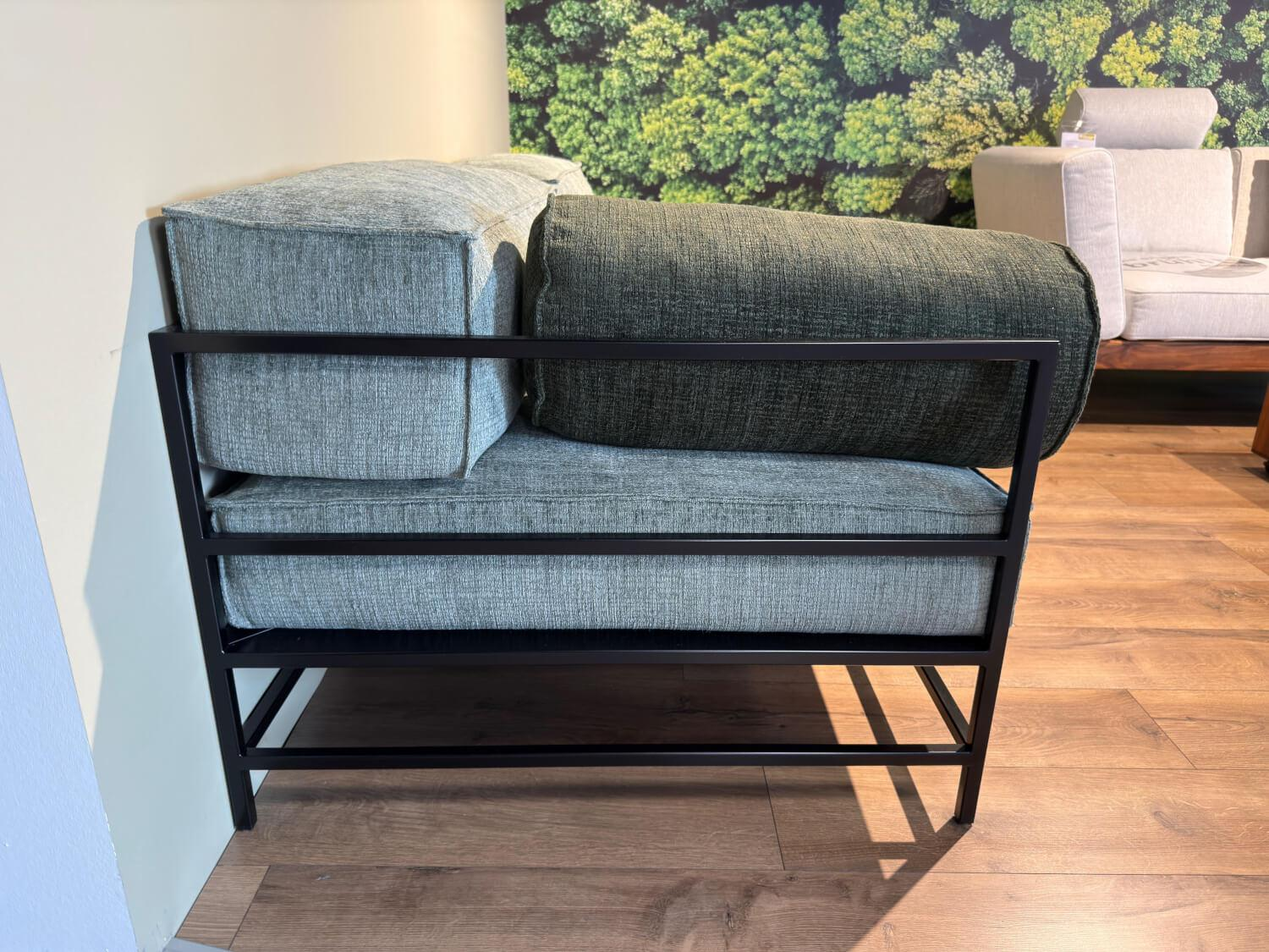 Brühl - Sofa Easy Pieces Forever Stoff 5277-0031 Blau Grau Gestell Stahl Schwarz Pulverbeschichtet - 4