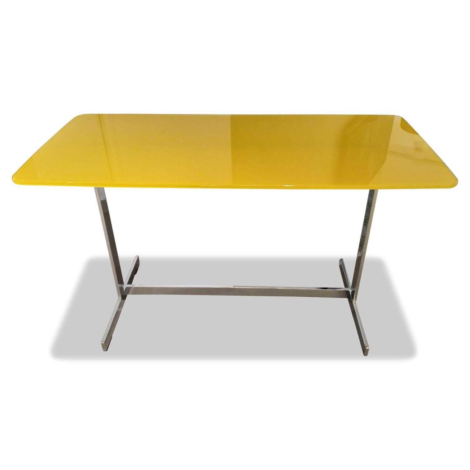 Walter Knoll - Beistelltisch Mason Glas Curry Gestell Verchromt - 1