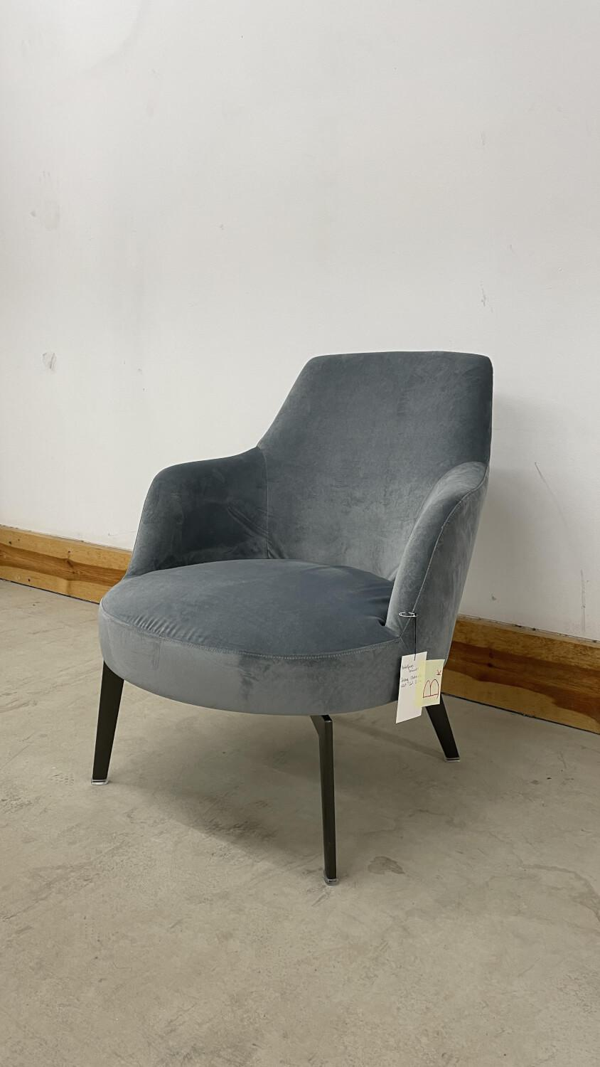 Flexform - Sessel Hera Bezug Eldorado 1569k Gestell Metall Brüniert - 2