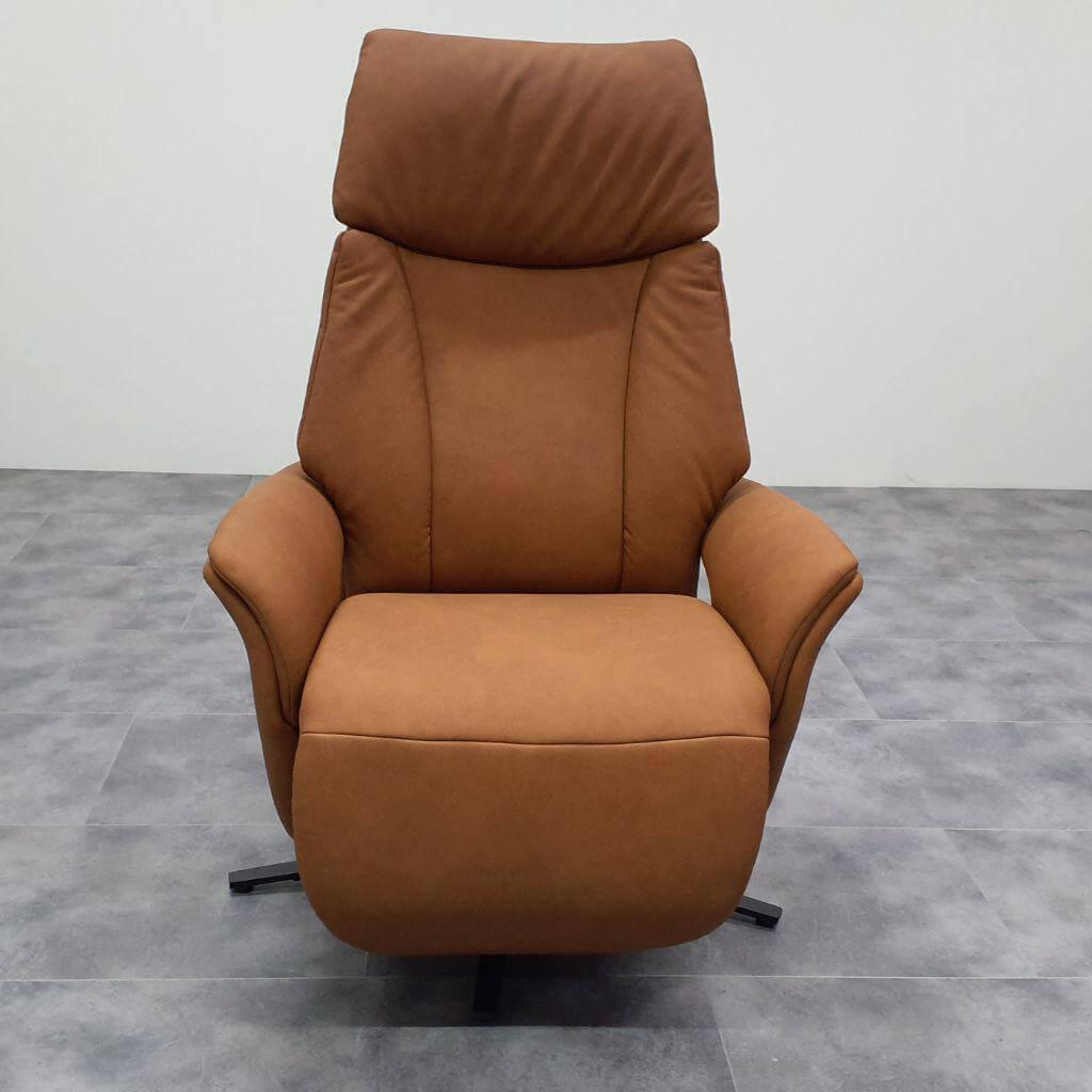 himolla - Relaxsessel Easyswing "S" 7469 75 V44 2-Motorisch m. Aufstehhilfe Leder 27 Leonessa Almond Braun Gestell Sternfuß Anthrazit Pulverbeschichtet - 6