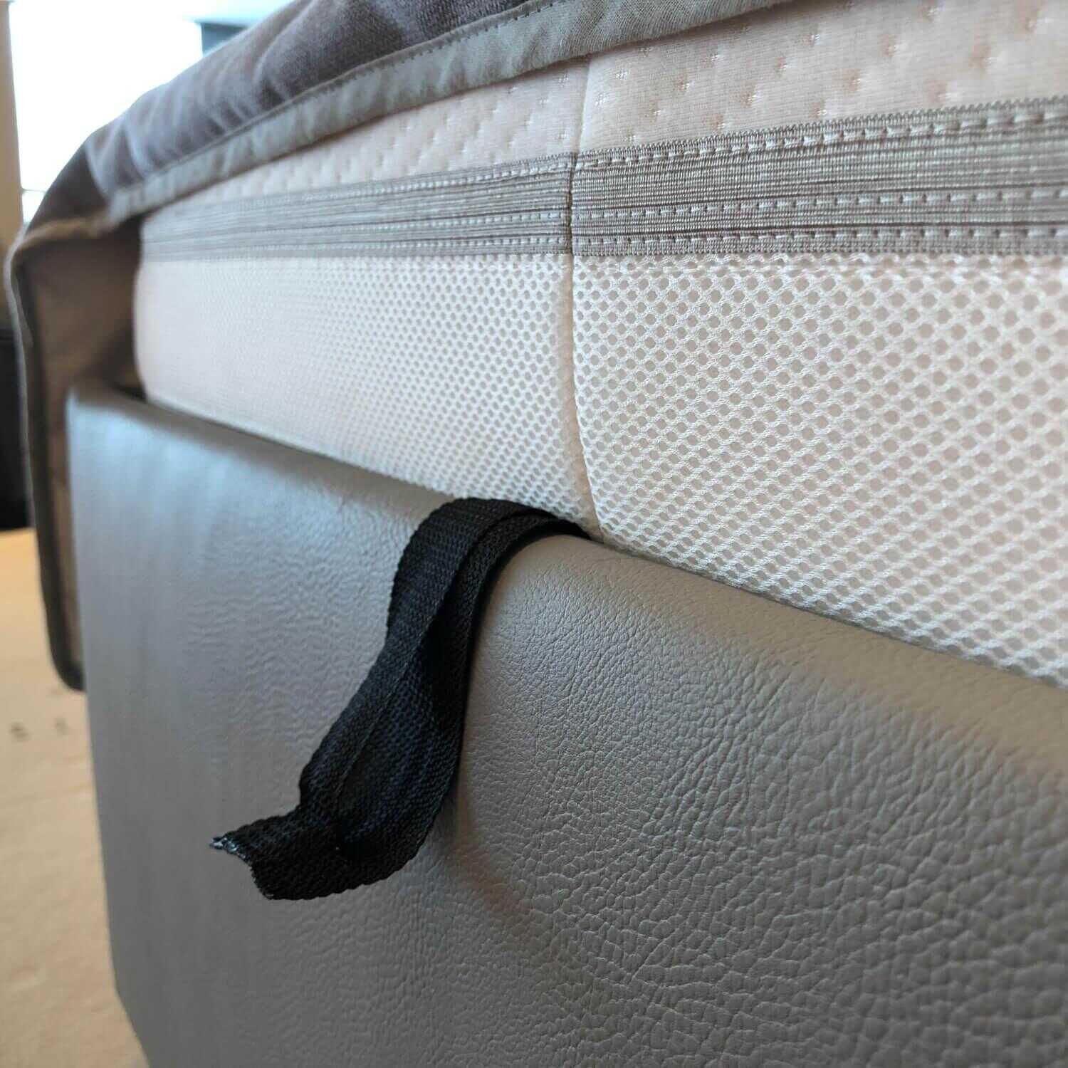 Oschmann - Polsterbett Dreamplace Hellgrau mit 2 Matratzen - 6