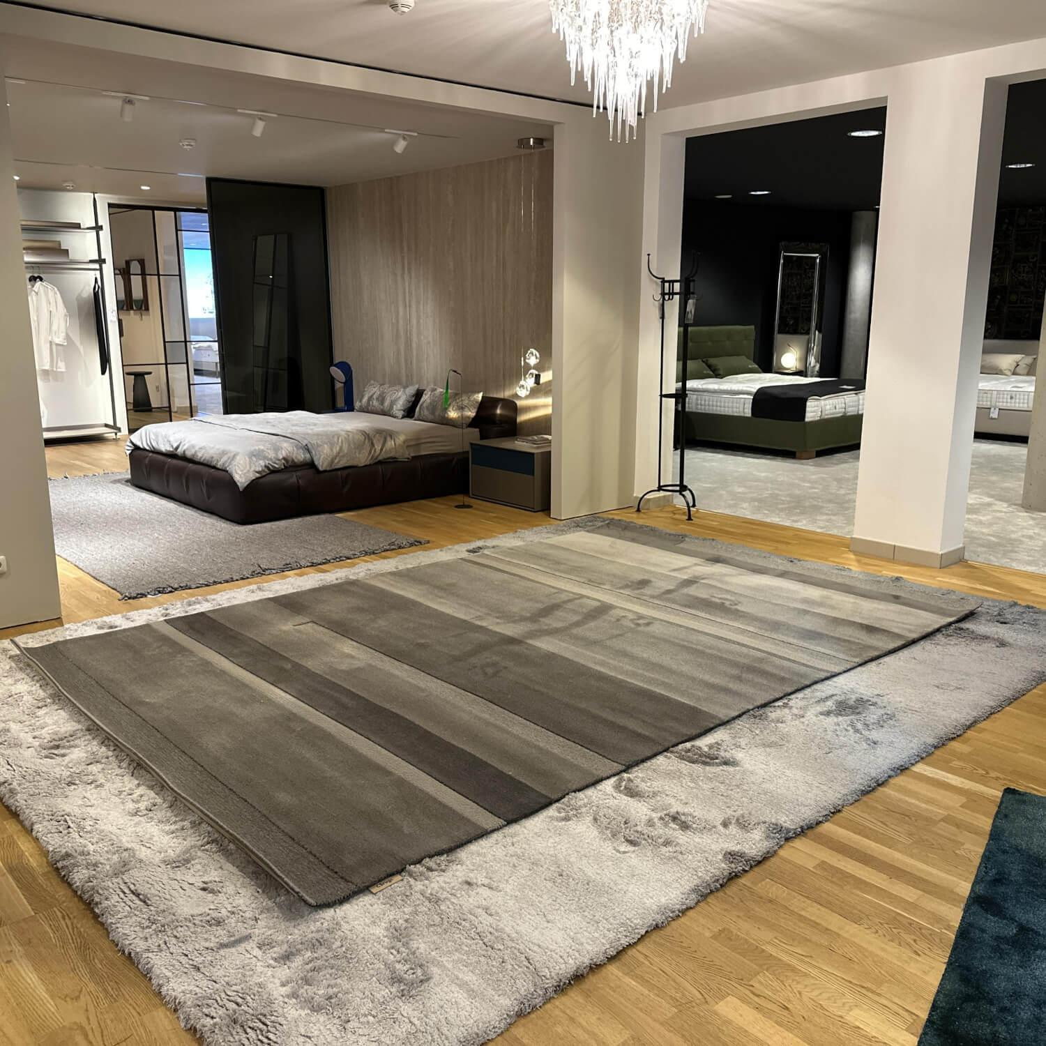 CS Rugs - Teppich 245x375 Division Neuseeländische Wolle 15024 006 Grau Beige - 2