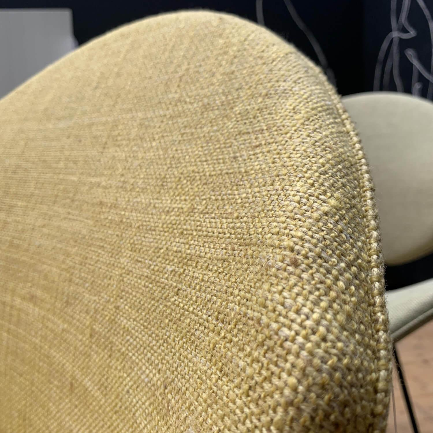 Walter Knoll - 4er-Set Fishnet Chair Stoff Lucia Loft Gelb Grün Blau Gestell Schwarz - 4