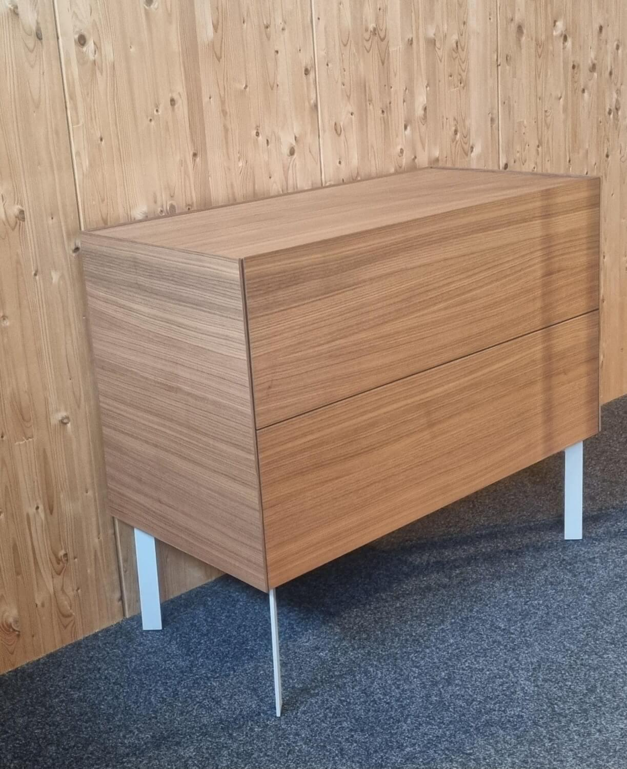 Interlübke - Sideboard Just Cube Light Kommode Natur mit 2 Schubkästen - 2