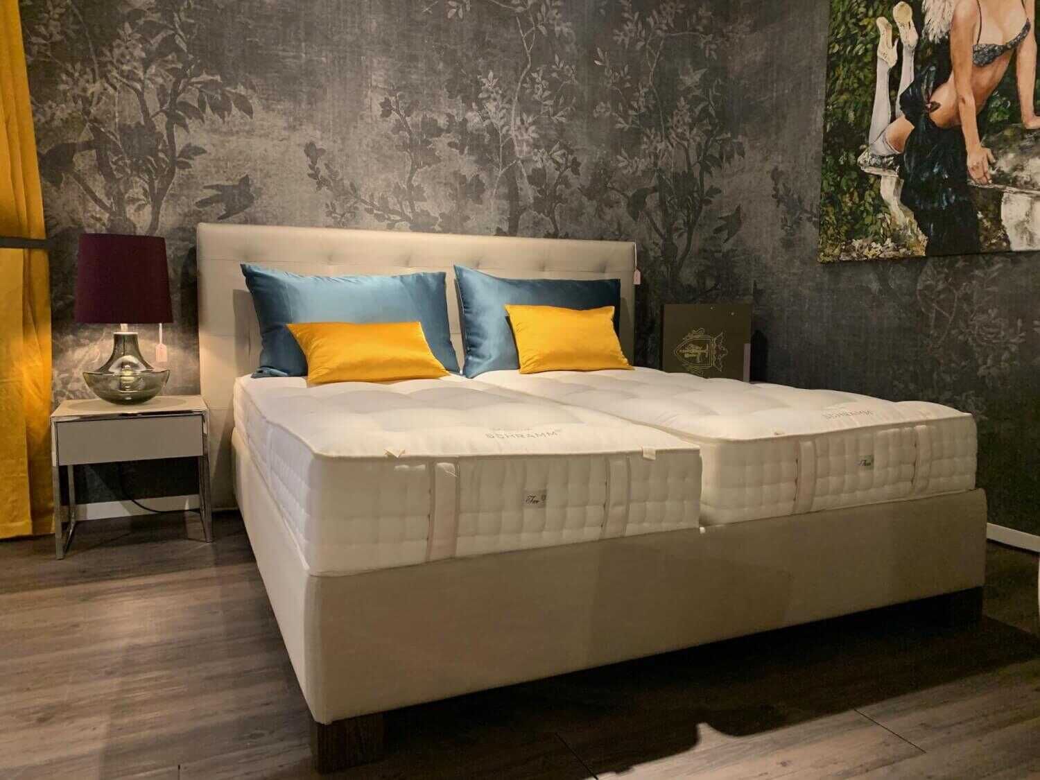 schramm-bett-gala-stoff-malte-1510-beige-mit-2-matratzen-4a8de5411df6ESnsHow4zce9S Schramm - Bett Gala Stoff Malte 1510 Beige mit 2 Matratzen - 3