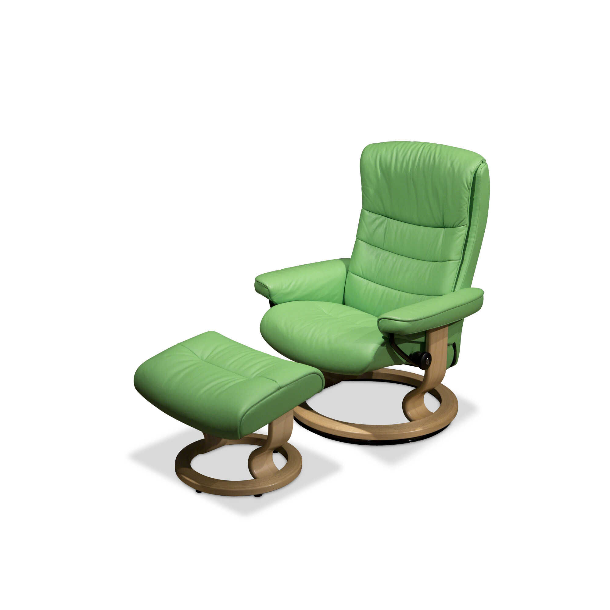 039-02-233_HOHMANN_5D_50605ae4346acb834 Stressless - Sessel Nordic M Classic Base Leder Grün - 1