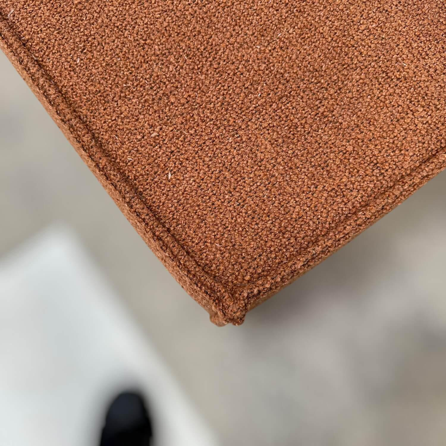 COR - Sofa Trio Stoff 8202 Rost Orange Und 8201 Safran Gelb Inklusive Gleiter - 5