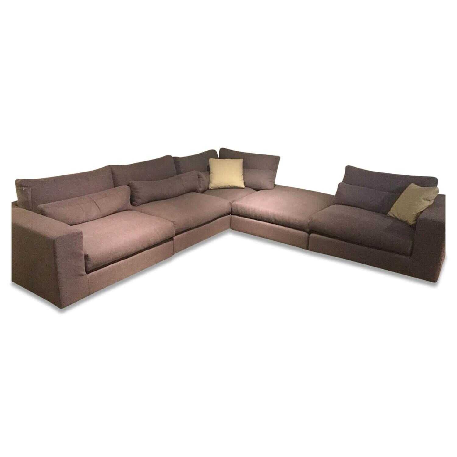 Loft - Große Eckgarnitur Loft No. 220 in Stoff braun - 1
