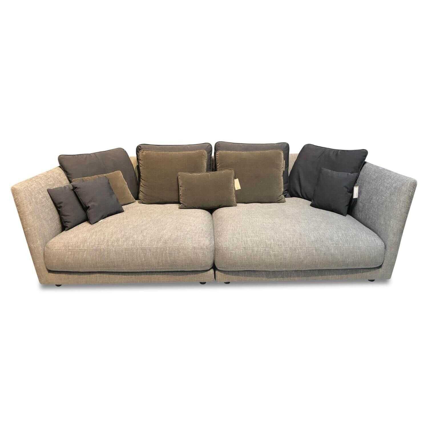 Sofa Tondo Stoff Mausgrau 18.403 Fuß Graphit-Metallic