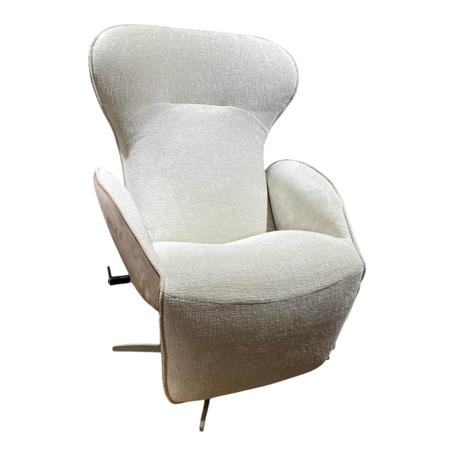 Jori - Relaxsessel Daydreamer Medi Stoff F2a Leder Nubuck Cream Grau Beige Mono-Move - 1