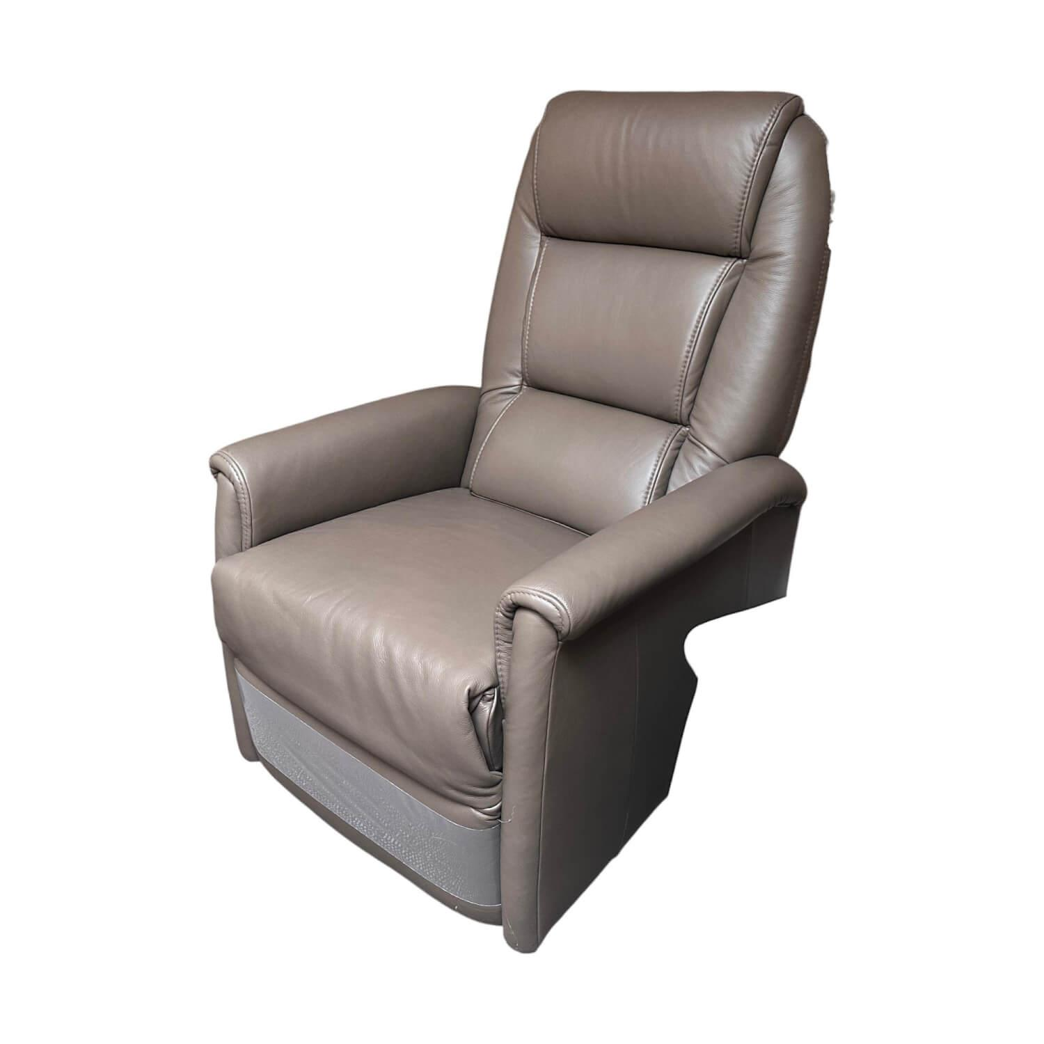 himolla - Ruhesessel 9773 Cumulus Quartett Leder Cubano A Braun Füße Schwarz Mit Aufstehhilfe - 1