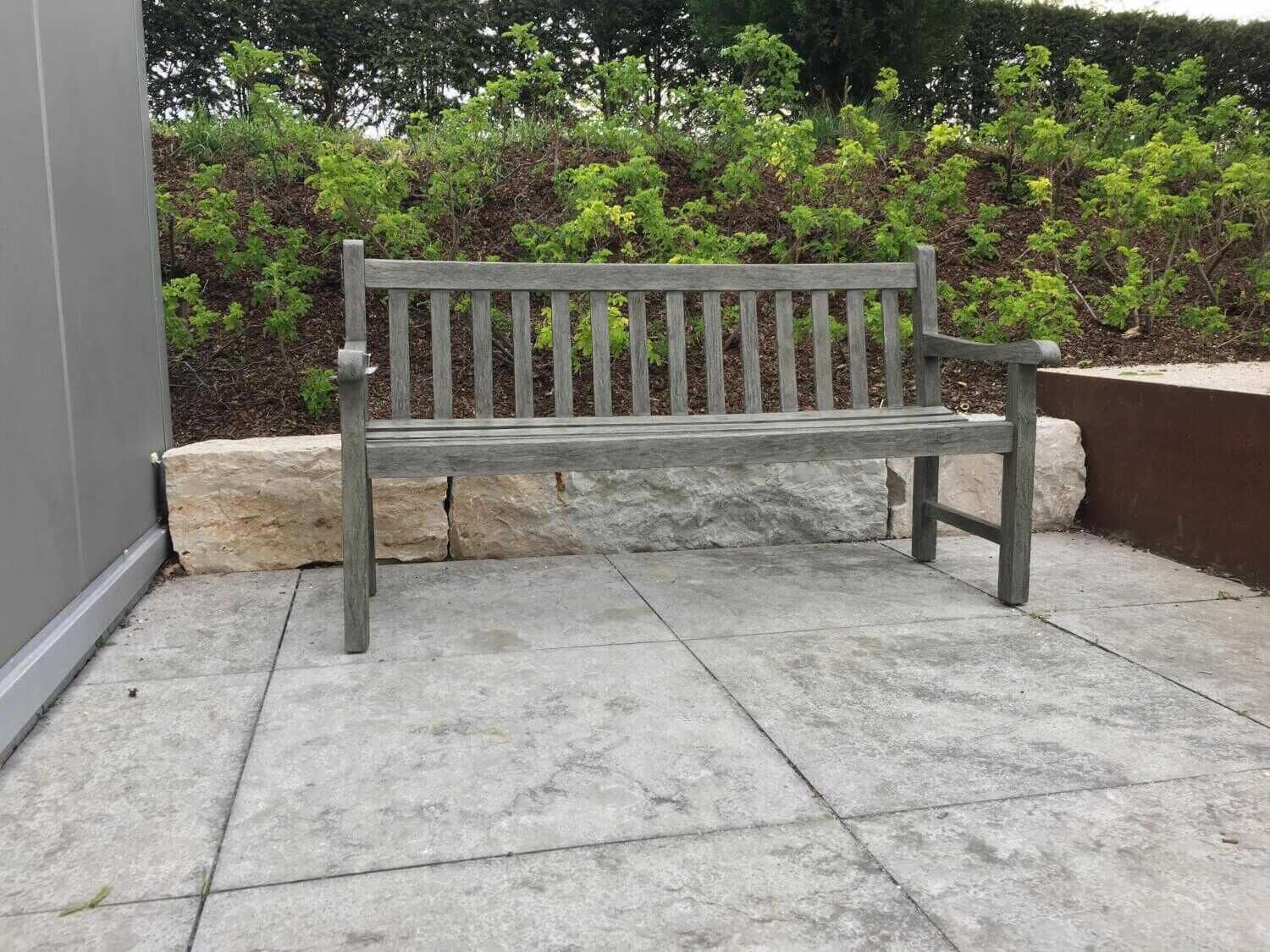 Stern - Bank Cornwell Teak Patina Grau - 4