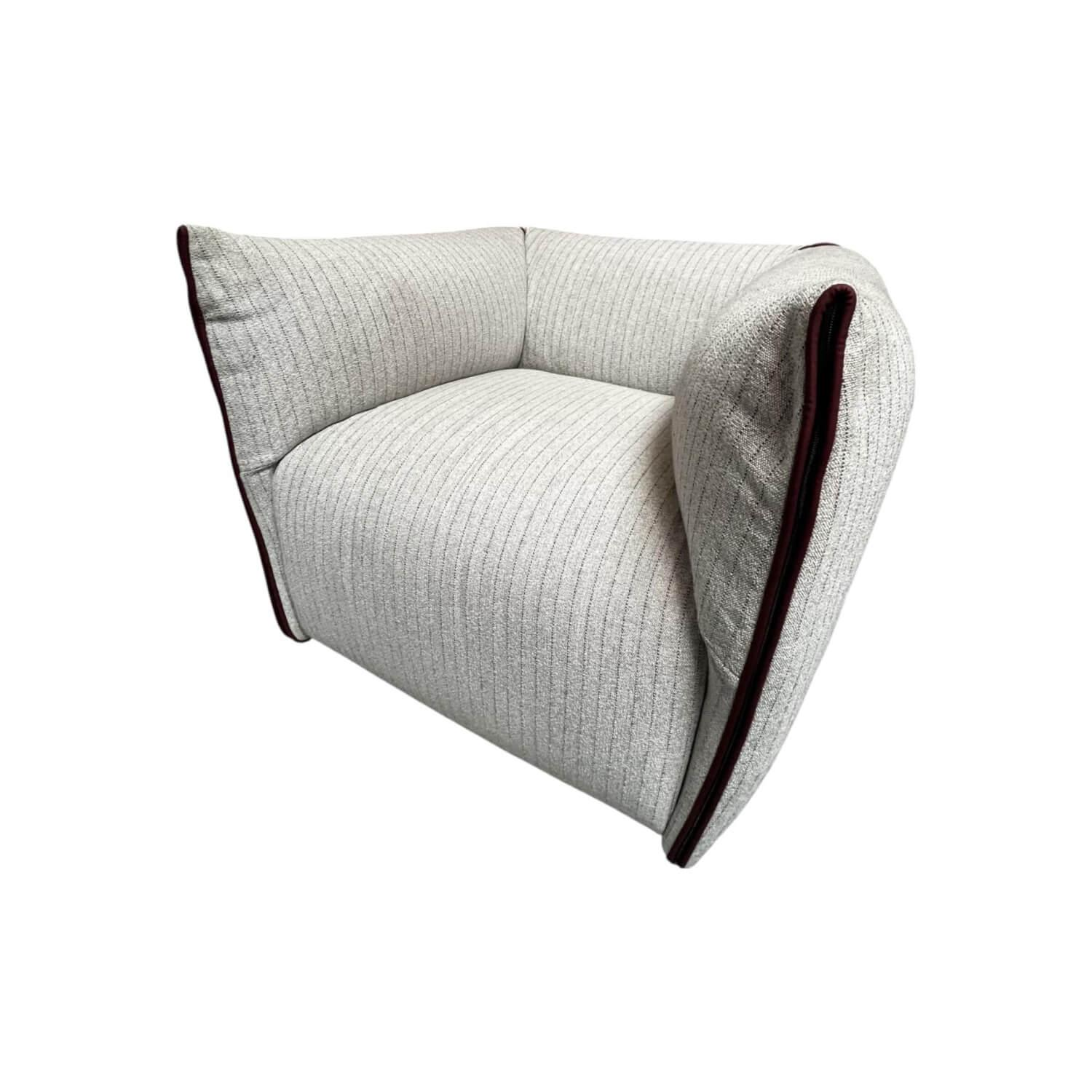 MDF Italia - Sessel Mia Stoff C Frank 419 003 Grau Schwarz - 1