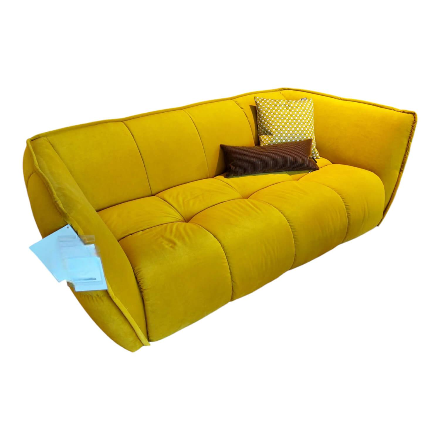 Raum.Freunde - Sofa Hedda Stoff Velvy Gelb - 1