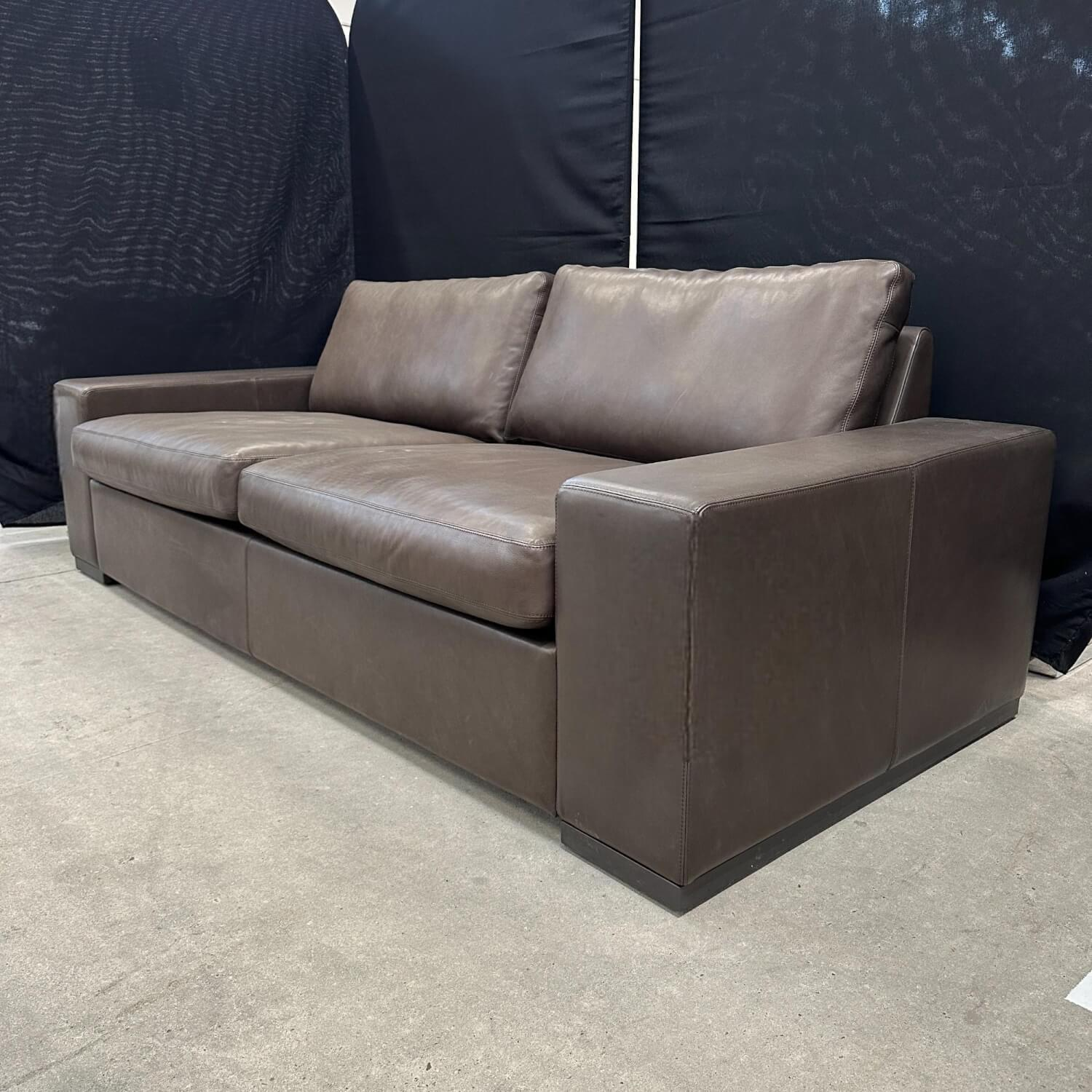 COR - Schlafsofa Conseta Leder Puro 920 Expresso Braun Rahmenfuß F01 Feinstruktur Schwarzbraun - 4