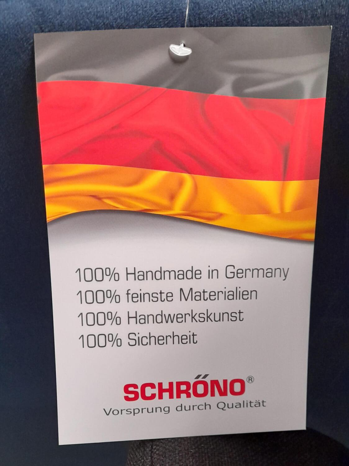 Schröno - Set KS 9720-1 Sydney fabric 657577 base beech maroon 2 sofas - 5