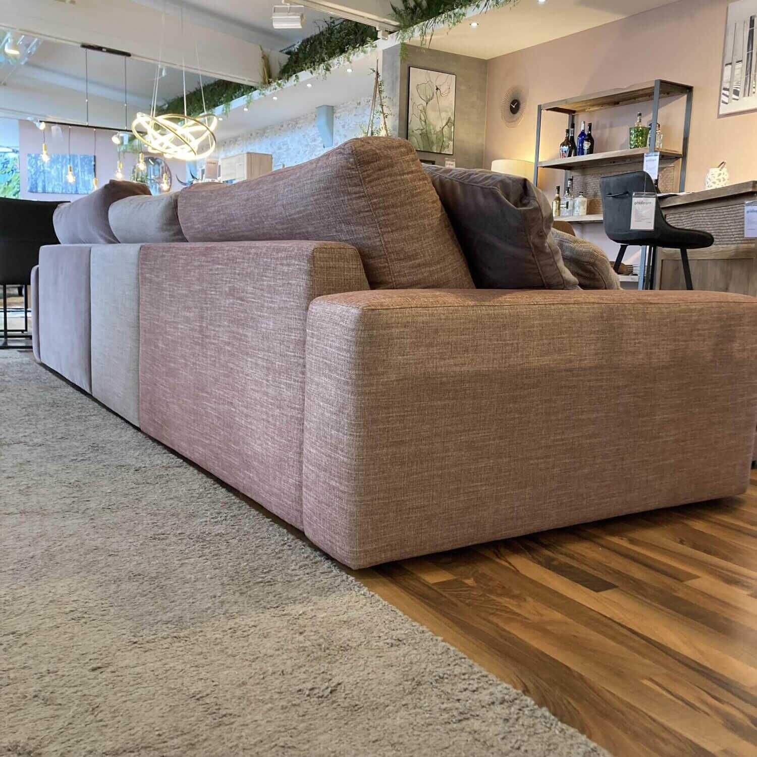 Meisterstücke - Ecksofa Manhattan Stoff Veni 09 Dante 01 Rosa - 14