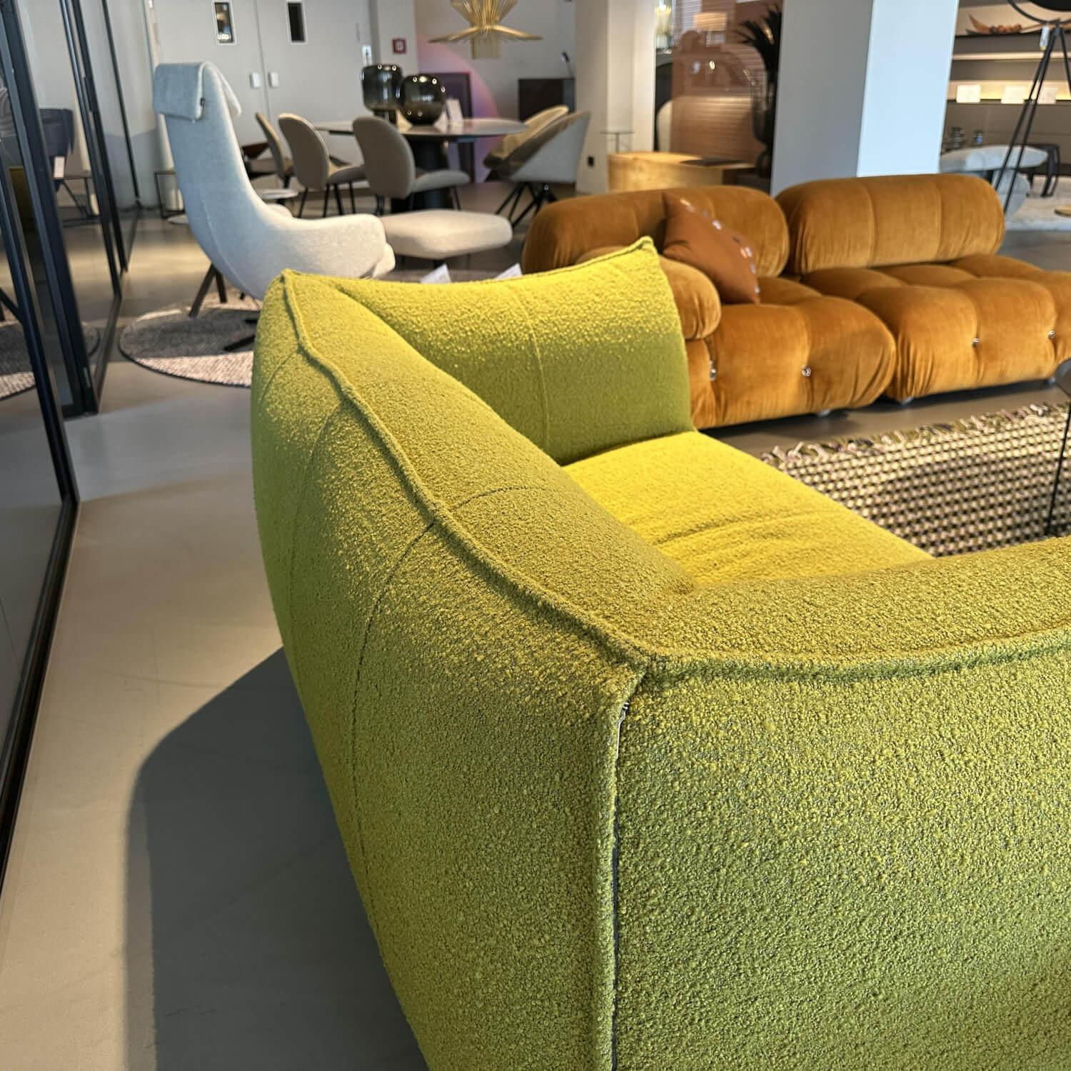 B&B Italia - Sofa Le Bambole Stoff Sila Grün Gestell Polyethylen Mit Stoff Bezogen - 4