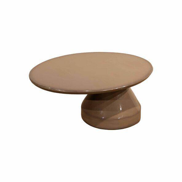 Talenti - Couchtisch Plaza Outdoor Fiberglass Beige Hochglanz - 1