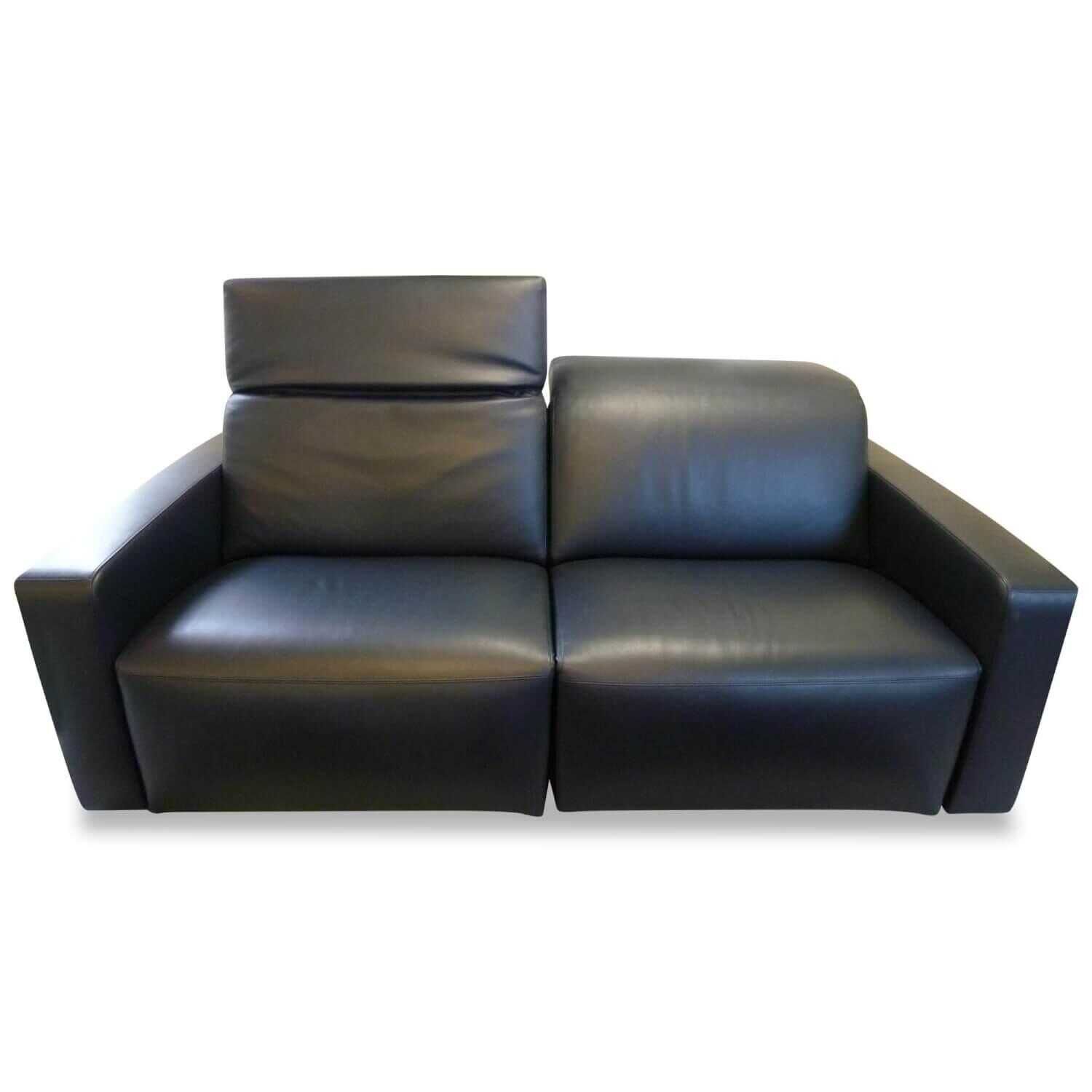 Erpo - Sofa Avantgarde AV 900.27 Leder Blau mit Relaxfunktion - 1