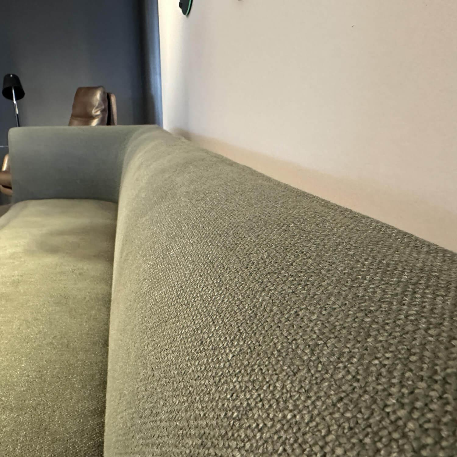 COR - Polsterbank Mell 11243 Stoff 8303 Schilfgrün Metallgestell Schwarz Pulverbeschichtet Inklusive Kunststoffgleiter - 6