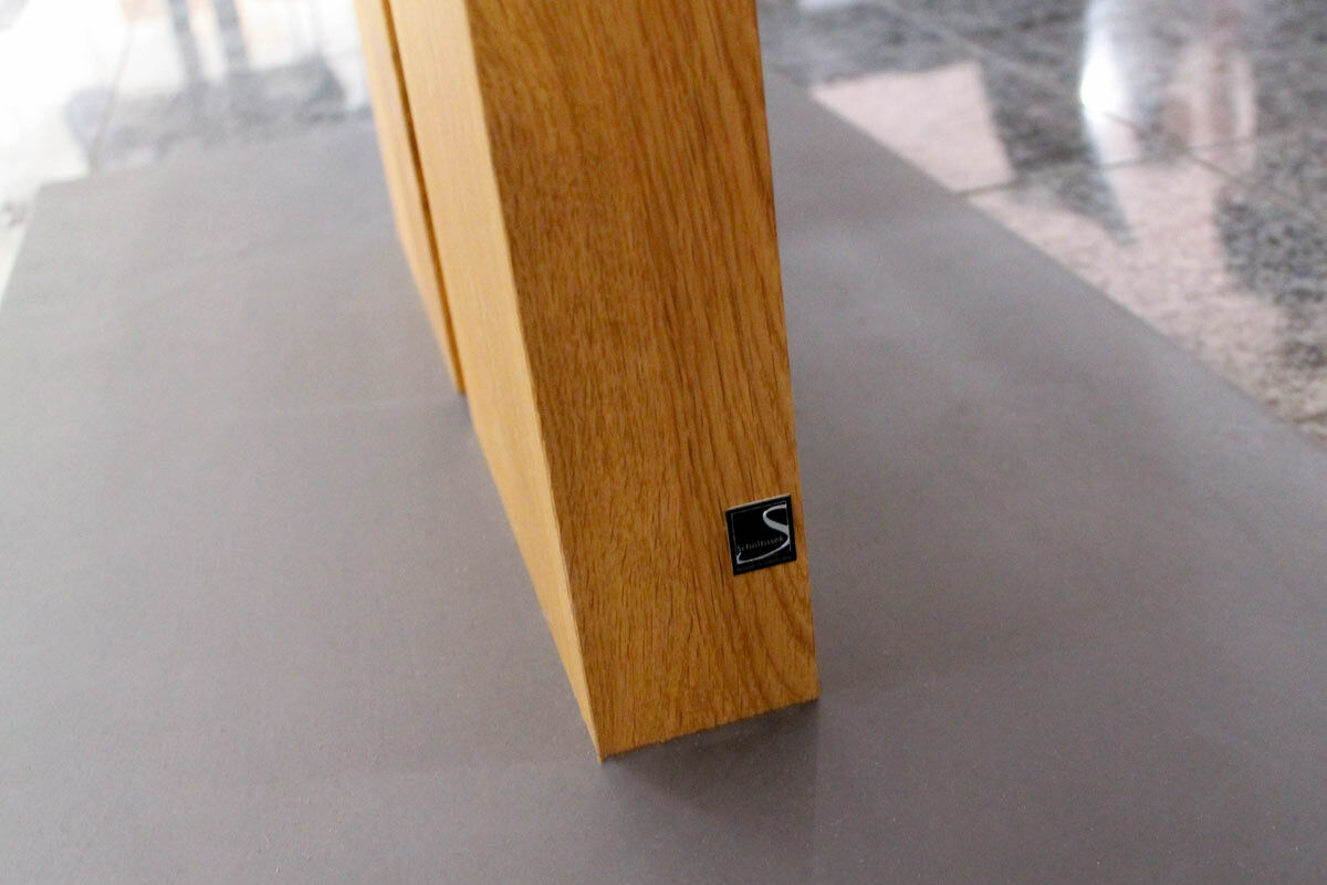 Scholtissek - Esstisch C 25 Knorrige Eiche Natur Geölt Stahl Lackiert - 4