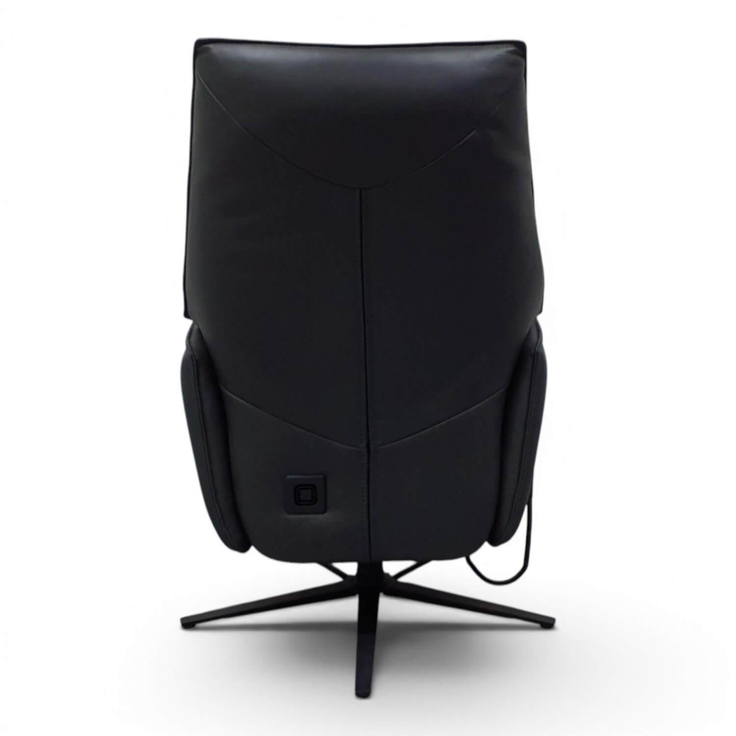 himolla - Sessel 7937 S Lounger Leder 35 Mariposa Mountain Schwarz Sternfuß Metall Anthrazit Mit Motorischer Verstellung - 4