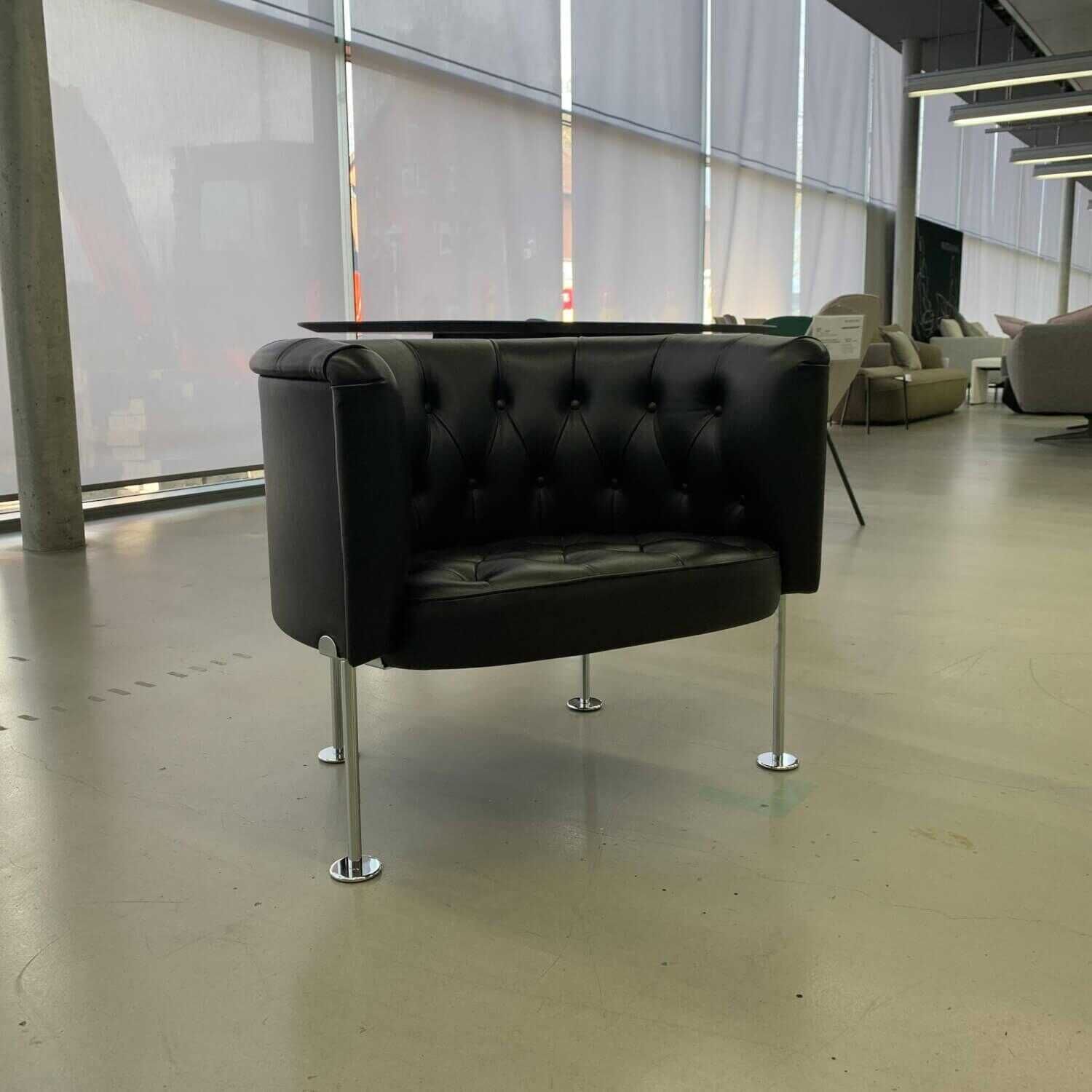 walter-knoll-sessel-haussmann-armchair-leder-elen-1230-black-9ffb9f2b67ceiWdJUTlsD2AnM Walter Knoll - Sessel Haussmann Armchair Leder Elen 1230 Black - 1