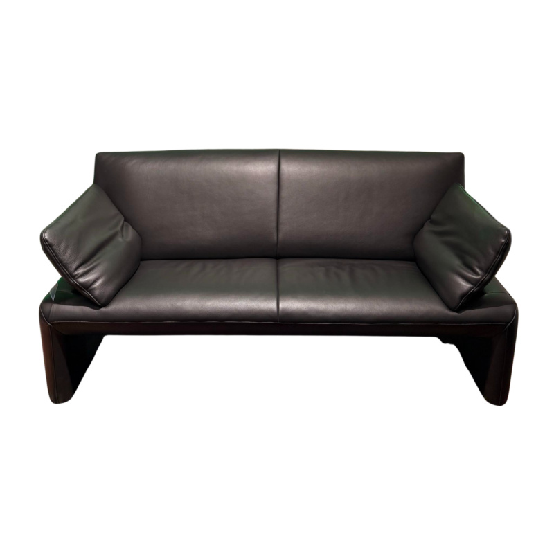 Jori - Sofa Linea Leder Lipano Black Schwarz - 1