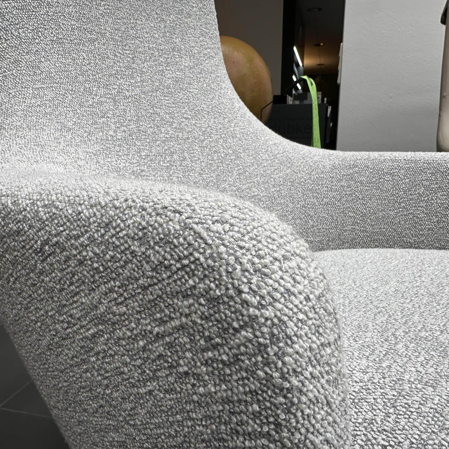 Vitra - Sessel Repos 210 746 00 Stoff Nubia F100 Creme Sierragrau Grau Gestell Poliert - 3