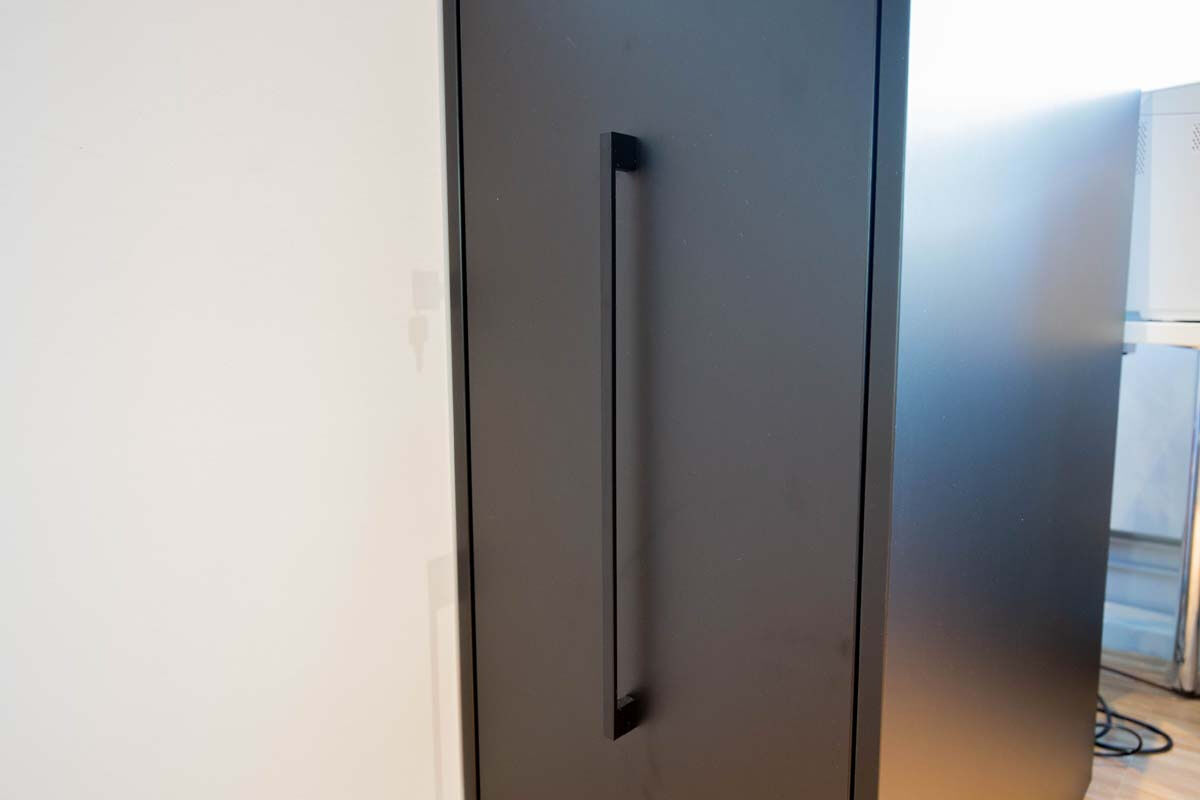 Palmberg - Bürocontainer Orga-Plus Vulkanschwarz mit Frontauszug - 2