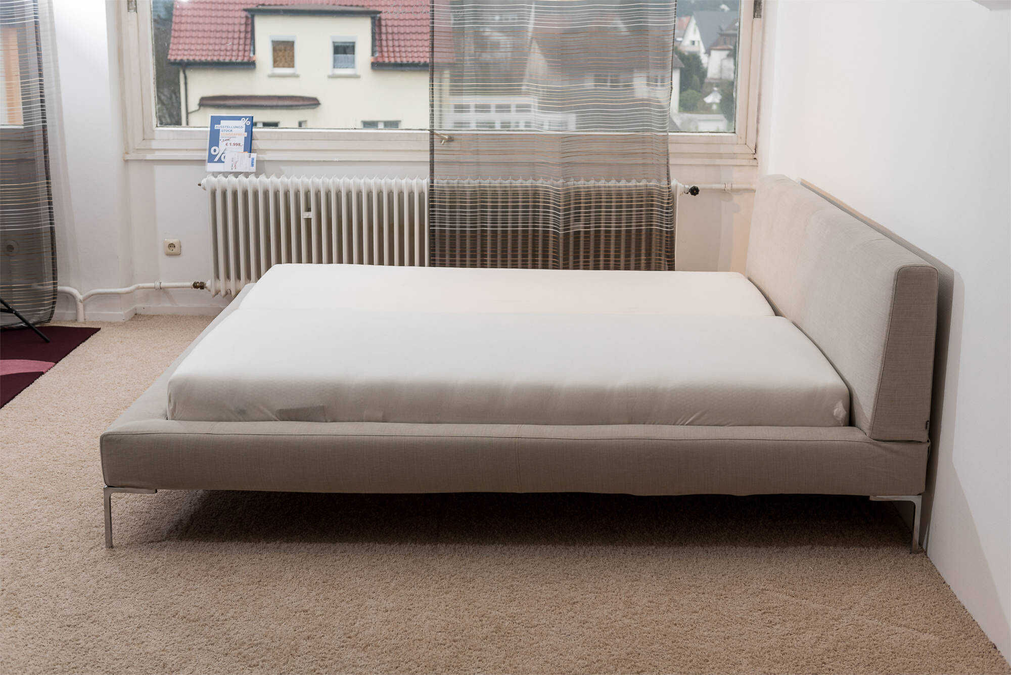 180209-MOEBELFIRST-BRAUM-BAD-HOMBURG-0073 B&B Italia - Bett Charles in Beige-Grau - 2