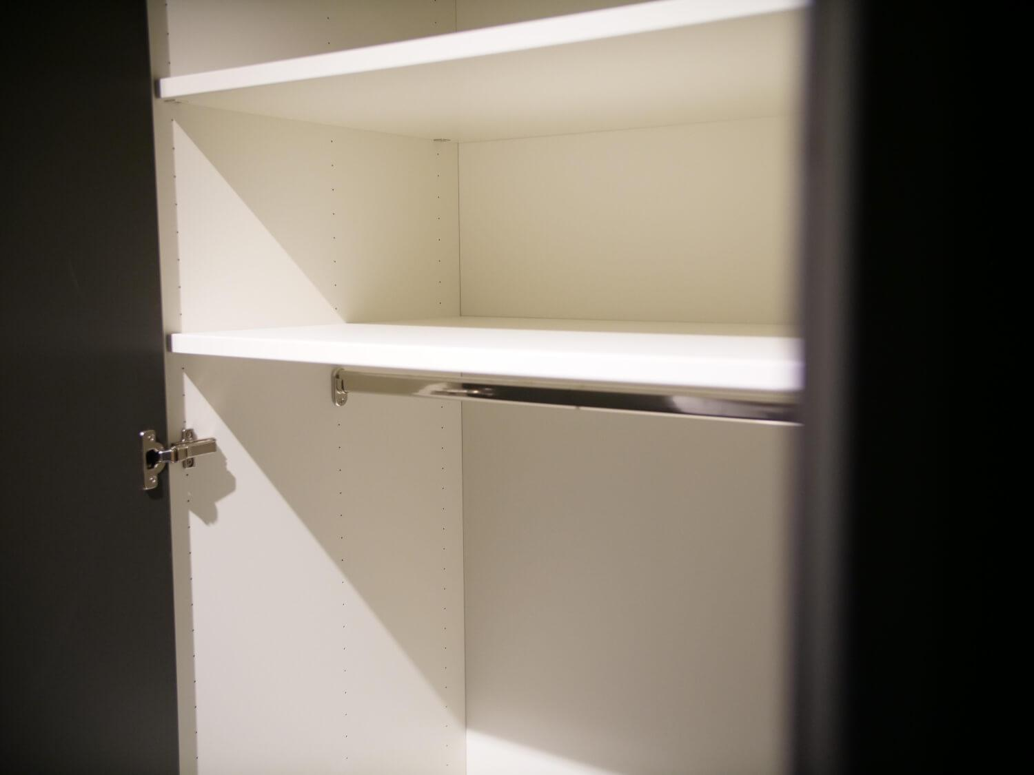 Hülsta - Kleiderschrank Mit Drehtüren Multi Forma II Lack Grau Eiche - 5