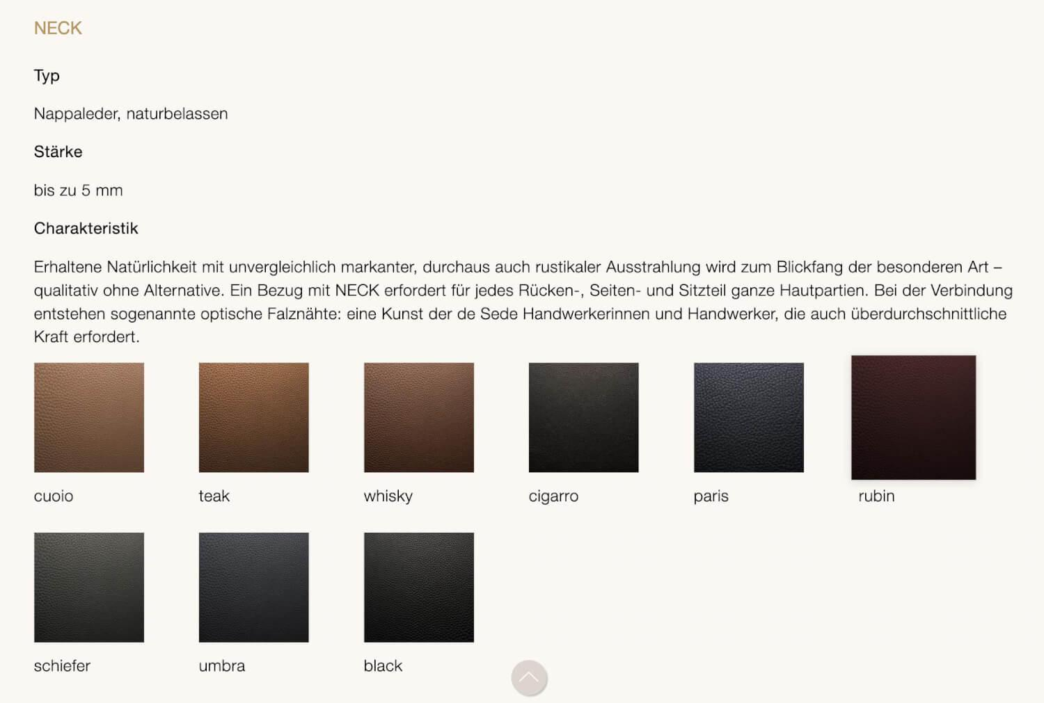 De Sede - Garnitur DS47/02 DS47/03 DS47/05 Leder Neck Cigarro Braun - 6