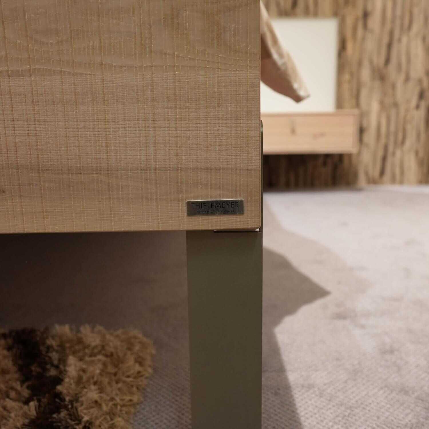 Thielemeyer - Schlafzimmer Meta Esche Lack Weiß Bett Kommode - 3