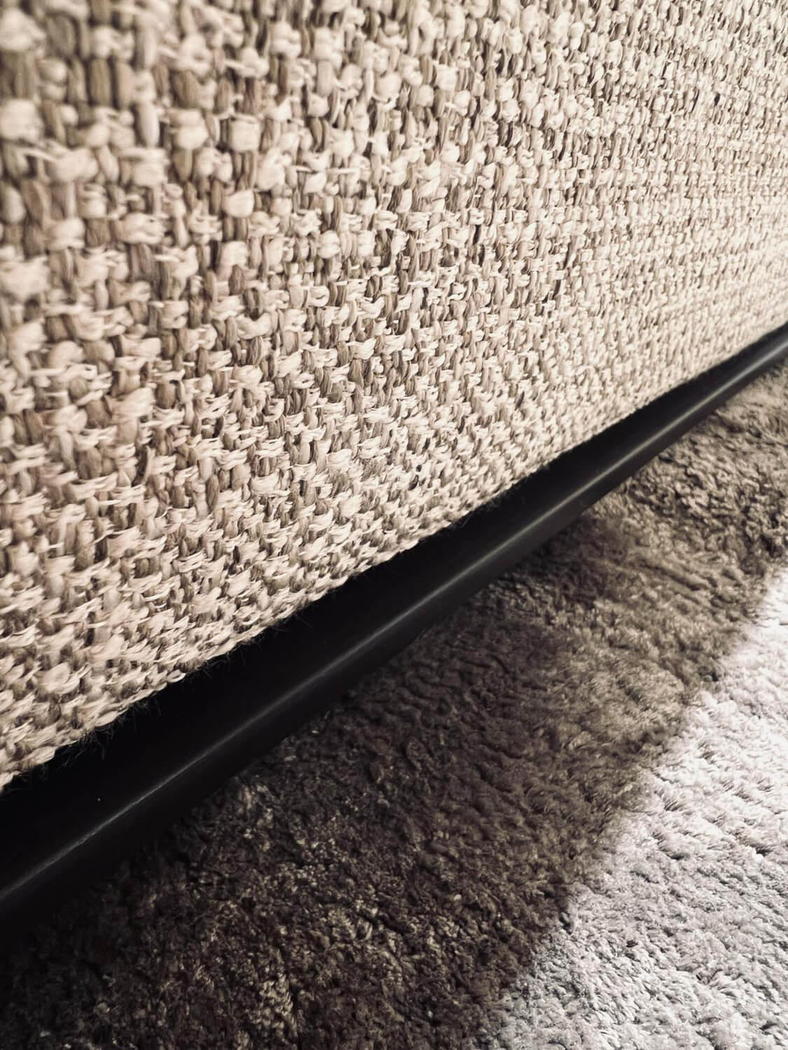 Poliform - Sofa Westside Stoff D Micene 09 Sabbia Beige Basis Nickel Matt Brown Braun Inklusive Kissen - 10