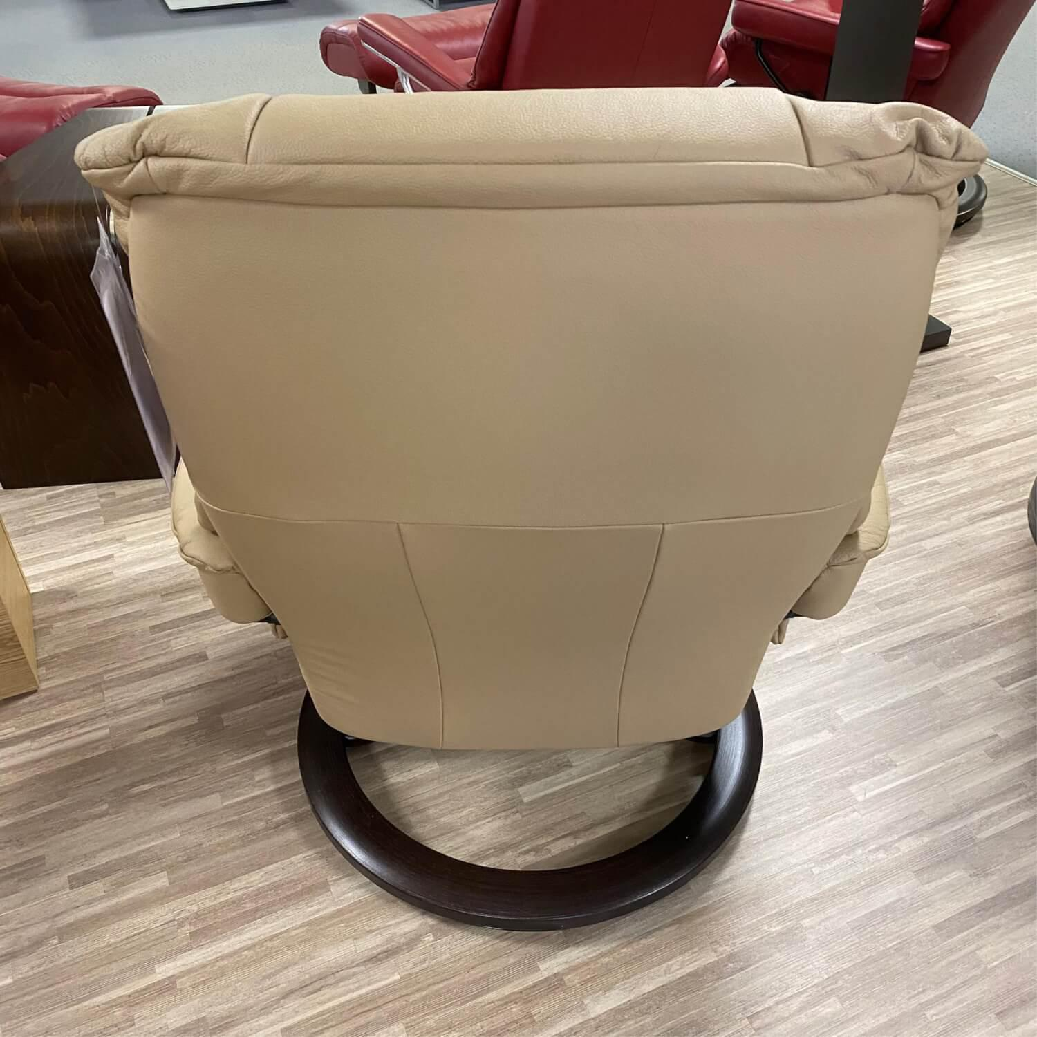 Stressless - Stressless Sessel mit Hocker Mayfair M Batick Latte Classic Wenge - 3