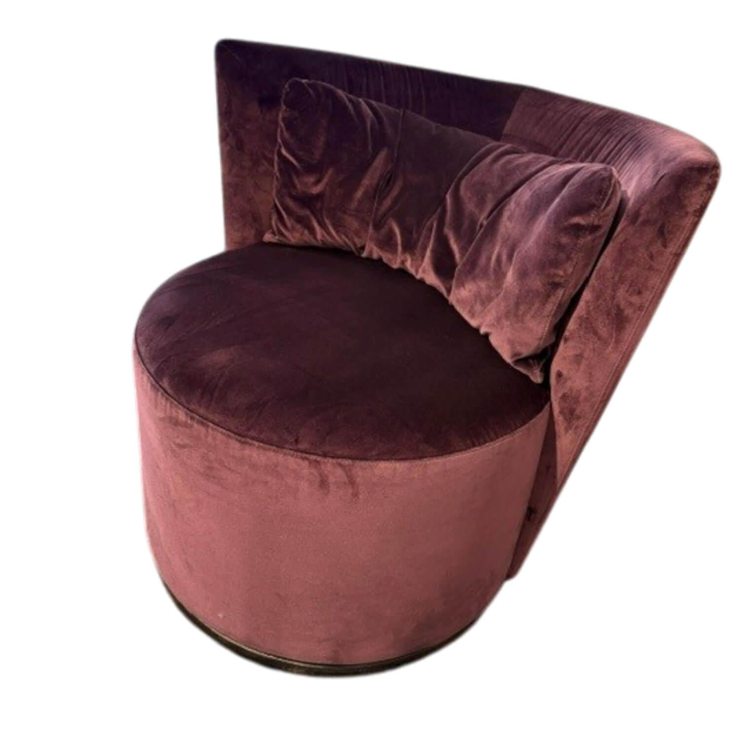 Bielefelder Werkstätten - Drehsessel Polo Club Stoff A Violett Rosa - 1