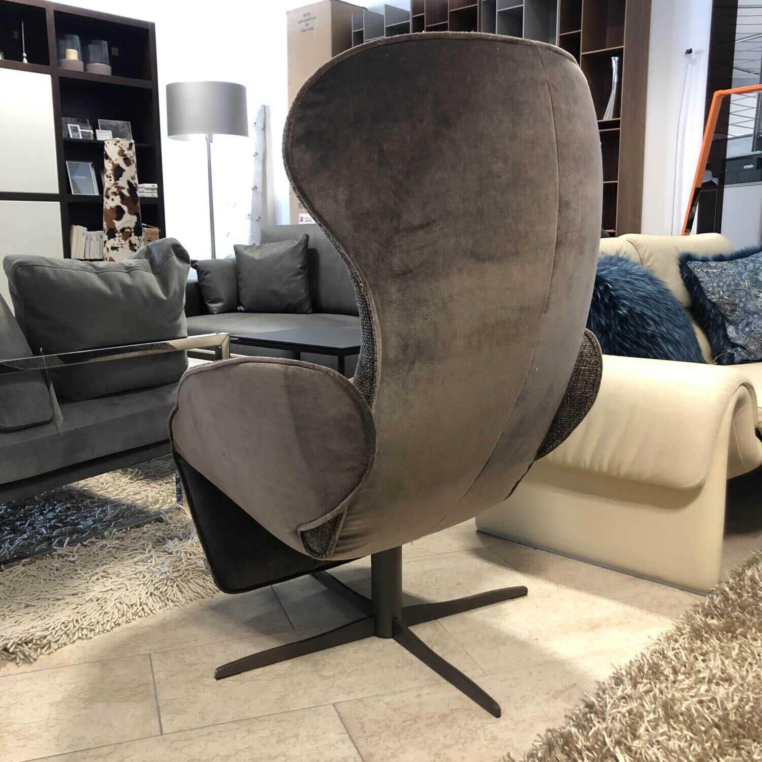 Jori - Sessel JR 7450 Daydreamer Monomare Midi Stoff Grau mit Verstellfunktion - 6