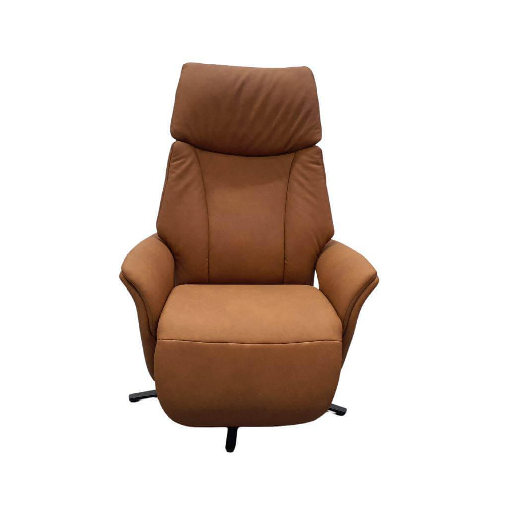 himolla - Relaxsessel Easyswing "S" 7469 75 V44 2-Motorisch m. Aufstehhilfe Leder 27 Leonessa Almond Braun Gestell Sternfuß Anthrazit Pulverbeschichtet - 1