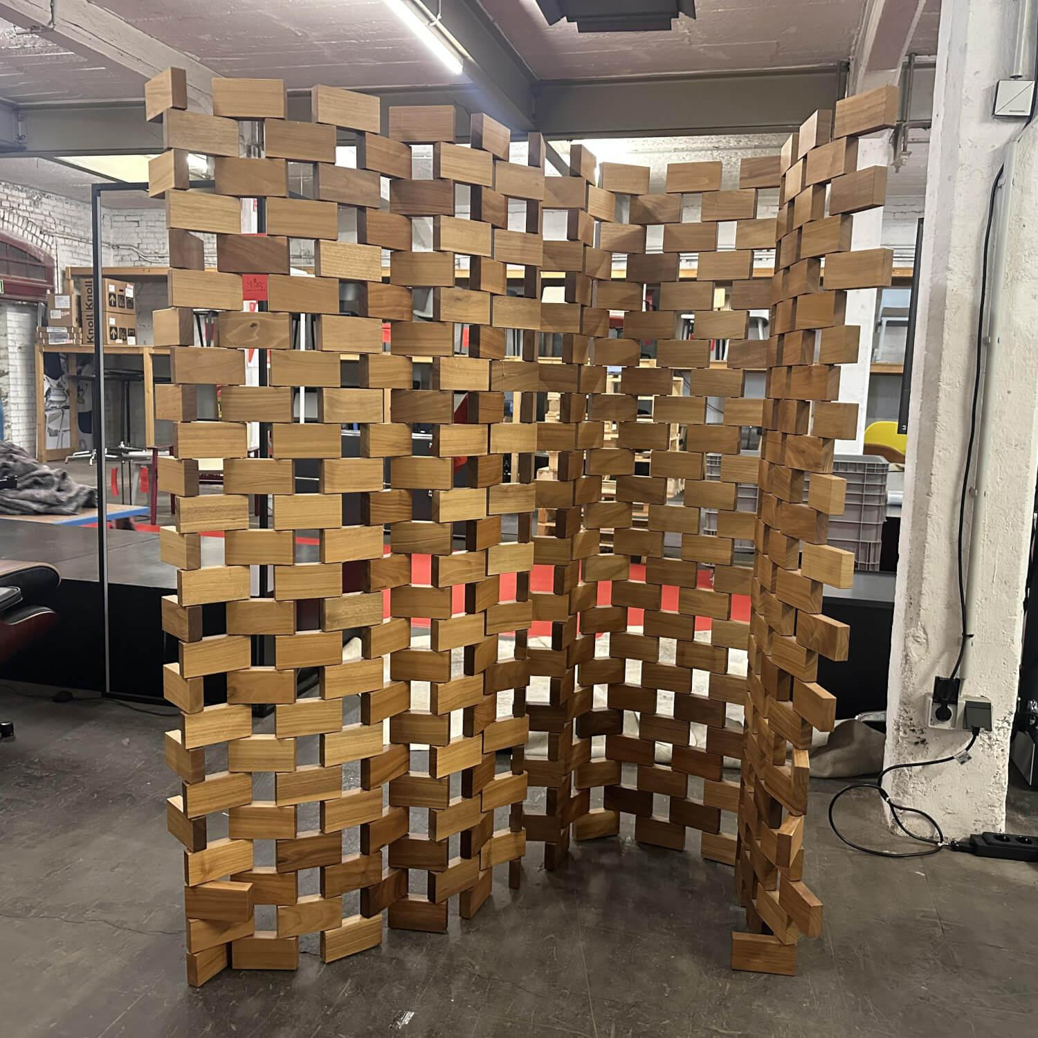 Cassina - Paravent Ambassade Nussbaum Massiv - 2