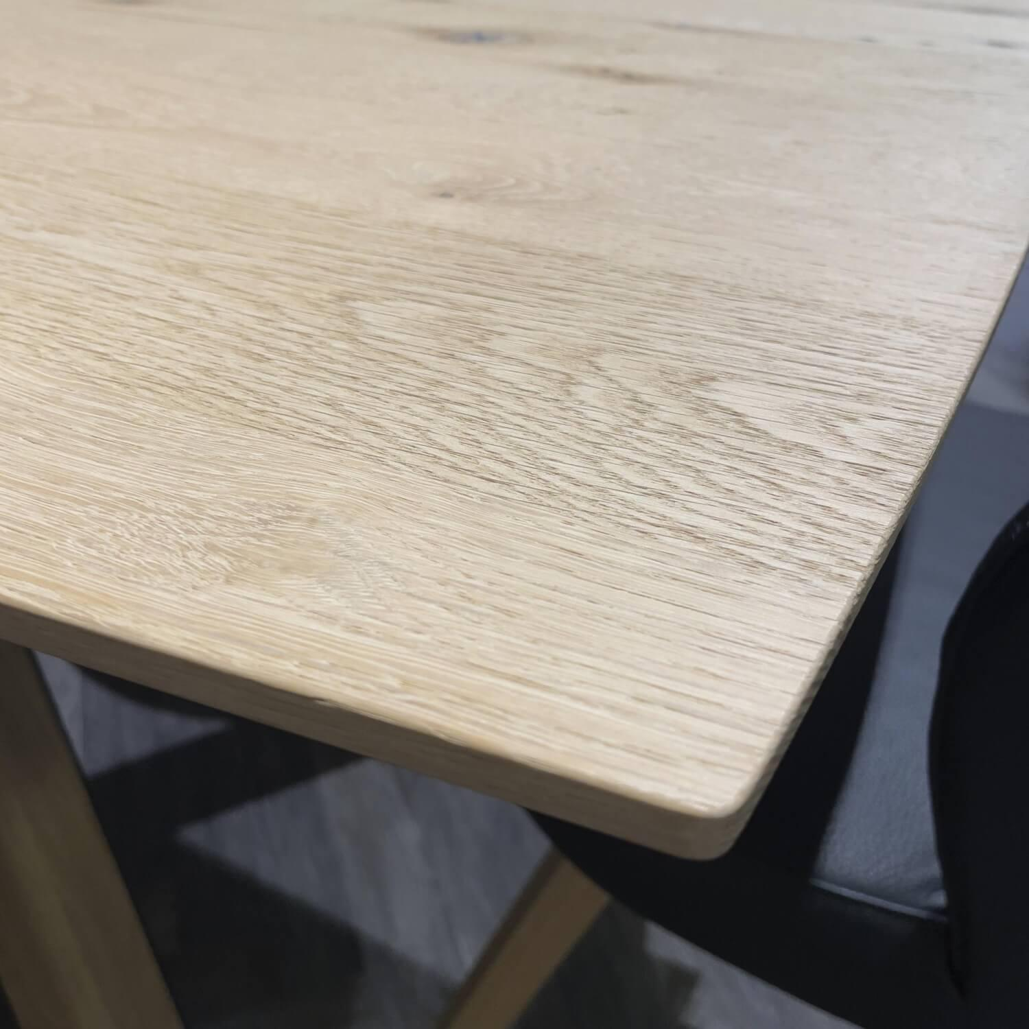 Hartmann - Dining table Runa 8410 Solid natural core oak Surface brushed Including head extensions Without chairs - 9