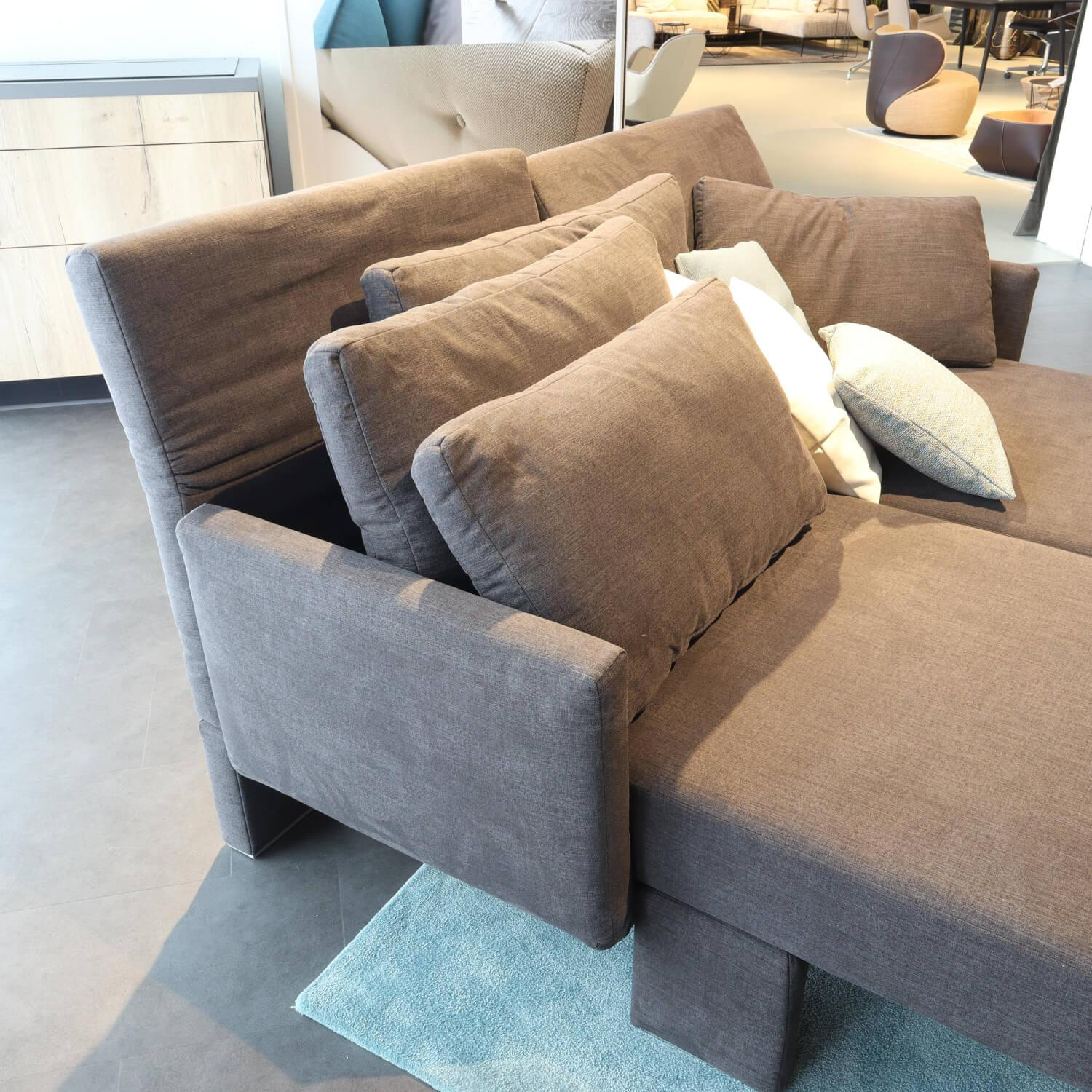 Franz Fertig - Sofa With Swivel Seats Scene Fabric Cape 79 Charcoal Frame Beechwood And Panel Material - 4